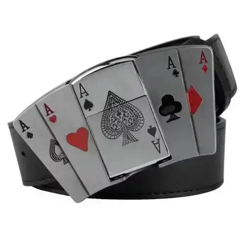 Other AAAA Belt Big Head Punk Lighter Belt Belt Size ONE SIZE - 2 Thumbnail
