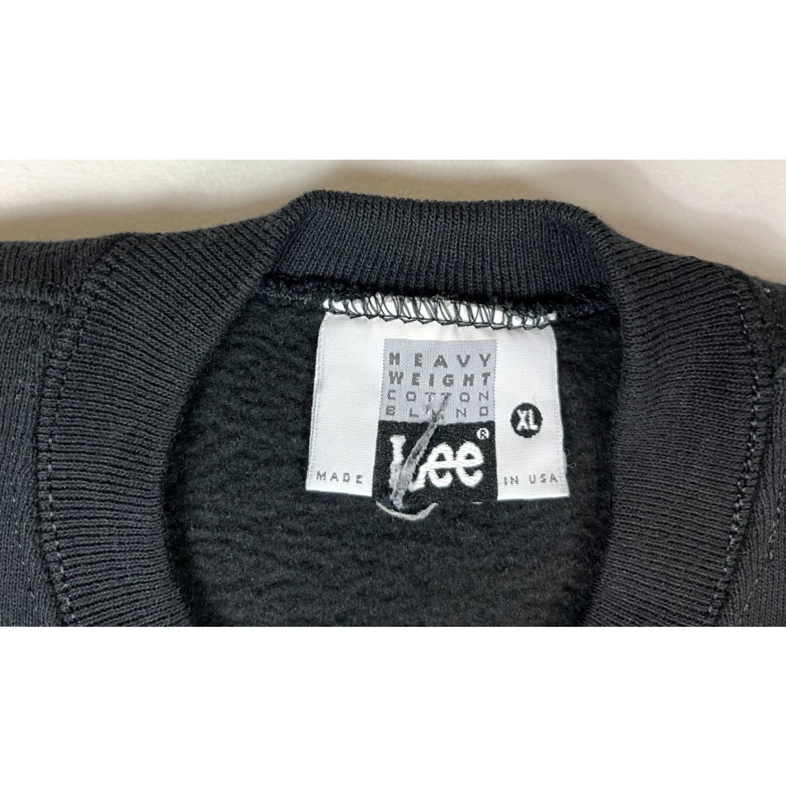 Lee Lee x Champion Men's Vintage Crewneck Sweatshirt XL Black Heavyweight Made in USA 90s Cotton Blend Logo (Pre-owned) Size US XL / EU 56 / 4 - 6 Thumbnail