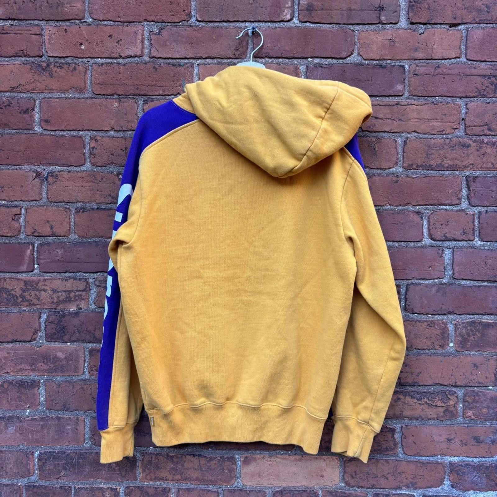 Supreme supreme yellow purple sleeve print hoodie S Size US S / EU 44-46 / 1 - 4 Thumbnail