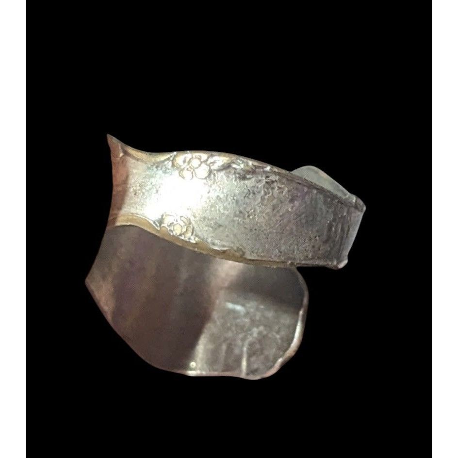 Other Vintage Sarah Coventry Silver Tone Spoon Wrap Ring Size 6 3/ Size ONE SIZE - 11 Thumbnail