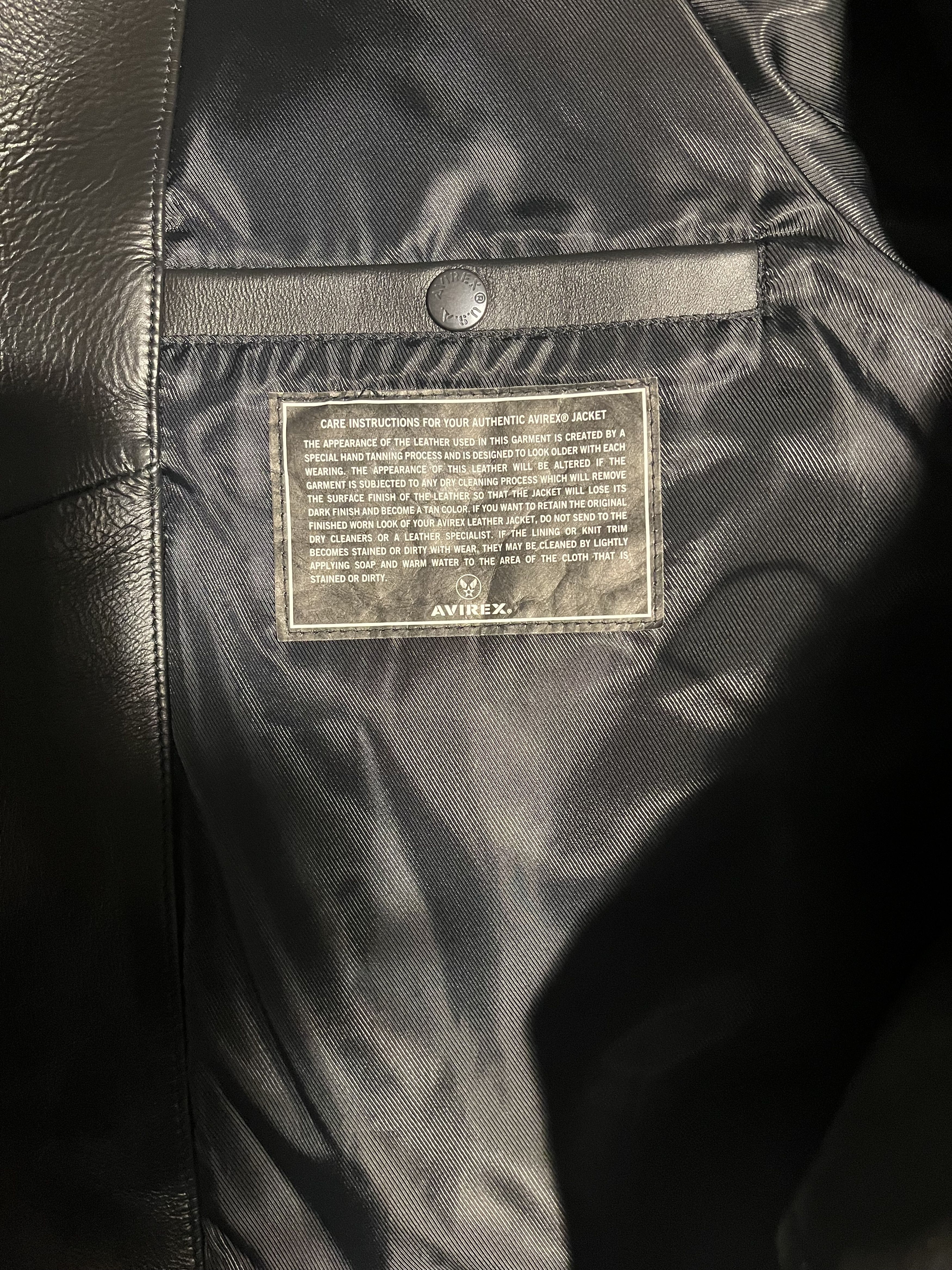 Avirex Avirex men’s icon leather jacket Size US M / EU 48-50 / 2 - 12 Thumbnail