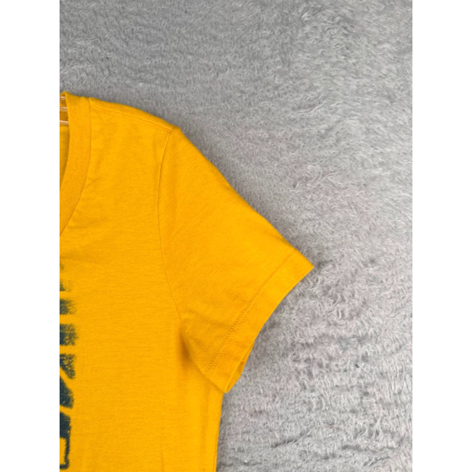 Patagonia Patagonia Shirt Women S Yellow Short Sleeve V-Neck Cotton Blend Distressed T-Shirt Casual Outdoor All Seasons Mens Womens Boys Girls Size S / US 4 / IT 40 - 2 Thumbnail
