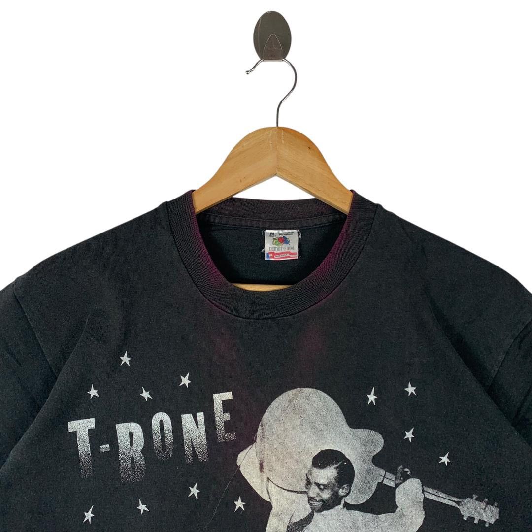 Band Tees Vintage 90s T-BONE WALKER Blues musician guitarist tees Size US M / EU 48-50 / 2 - 2 Thumbnail