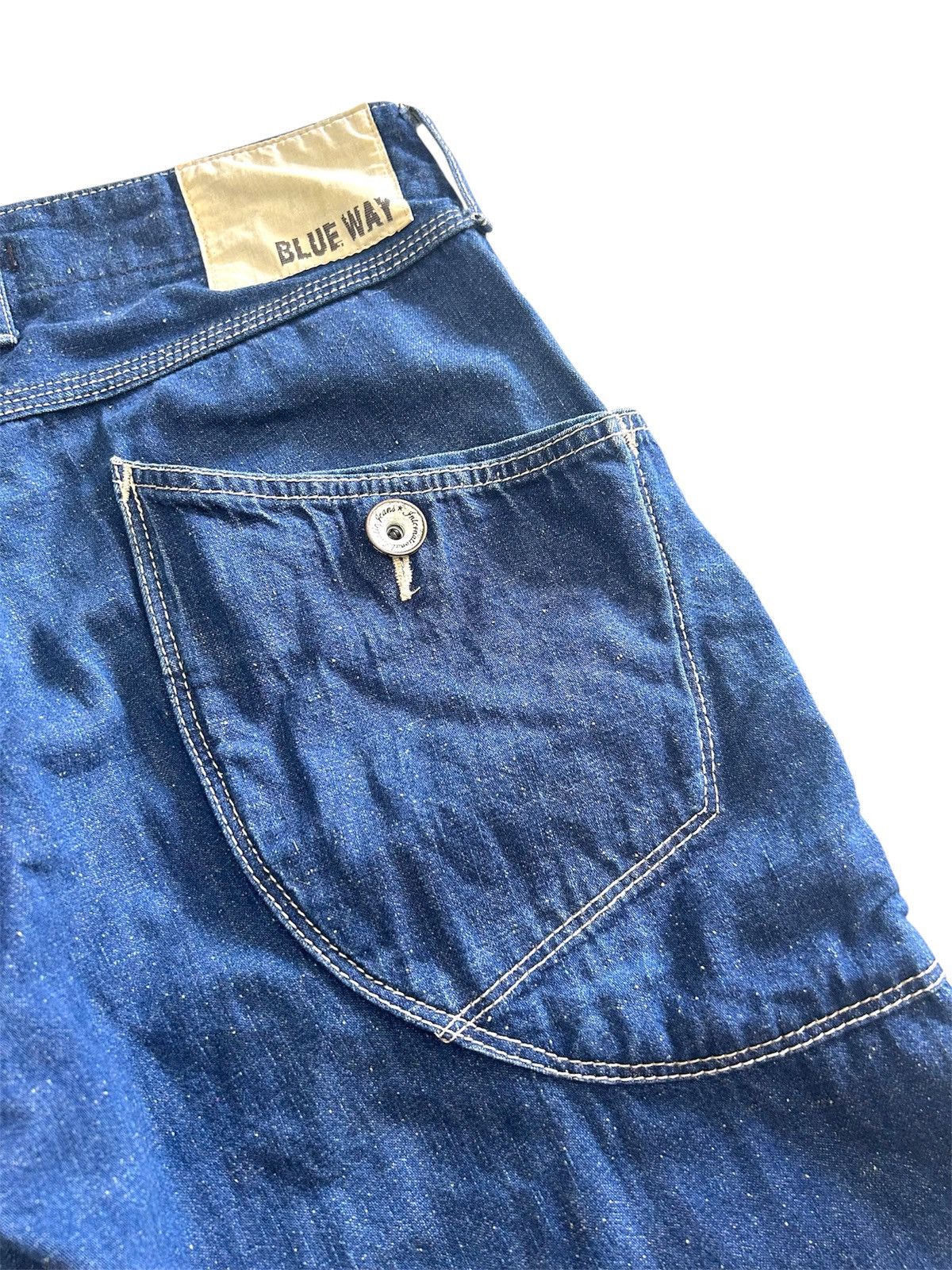 Japanese Brand × Vintage 💥 Vintage Japanese Denim Blue Way Nippon Classic Jeans Size US 32 / EU 48 - 10 Thumbnail