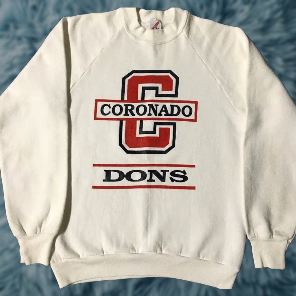Vintage VINTAGE Coronado Dons White Hoodie S Male 80s 90s Sweatshirt PE School California College Football Basketball Gym Track & Field University Culture USA Size US S / EU 44-46 / 1 - 1 Thumbnail