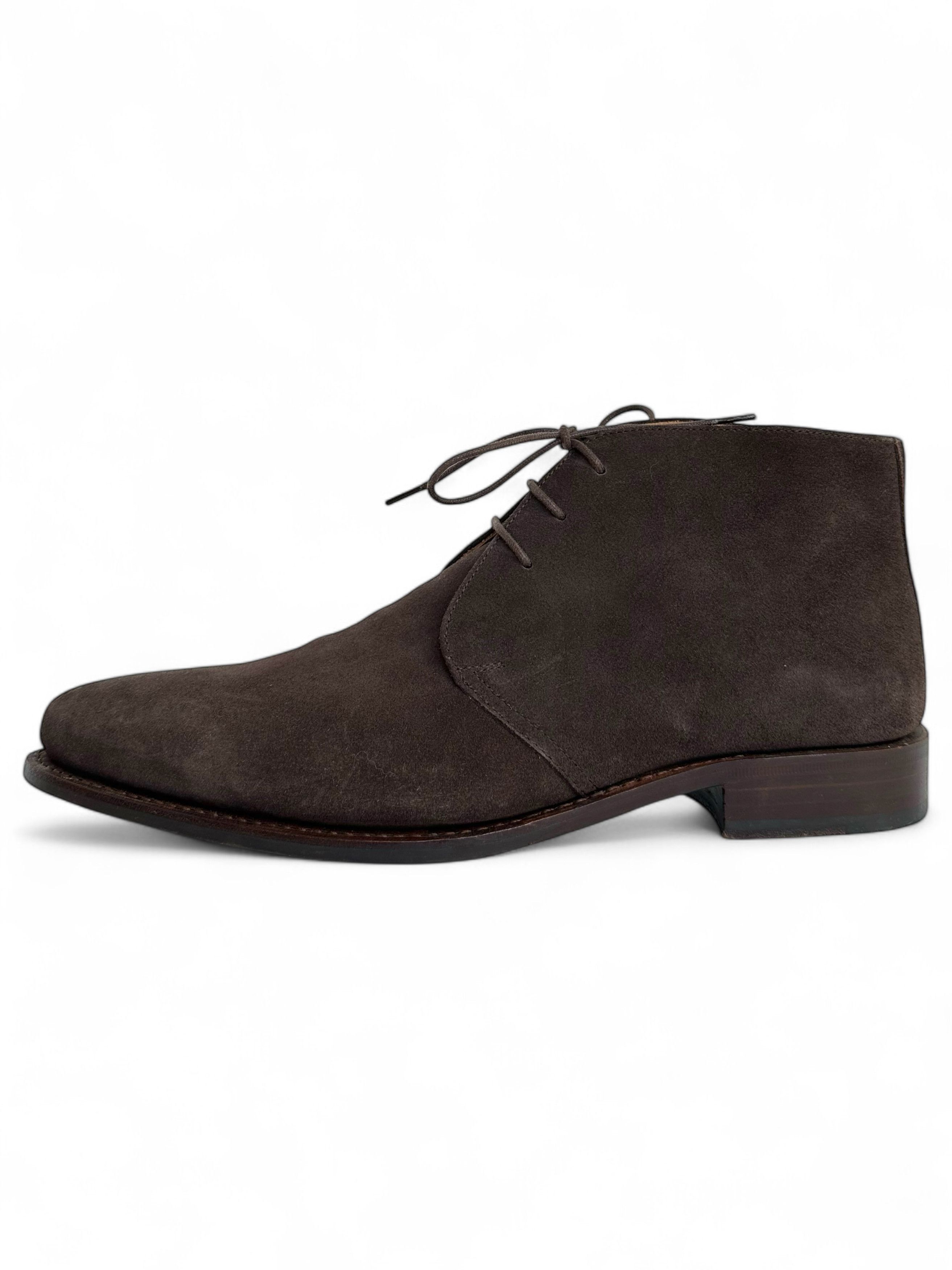 Crockett & Jones Prime Shoes CARDIFF Suede Lace Up Hand Made Boots Size US 10.5 / EU 43-44 - 1 Thumbnail