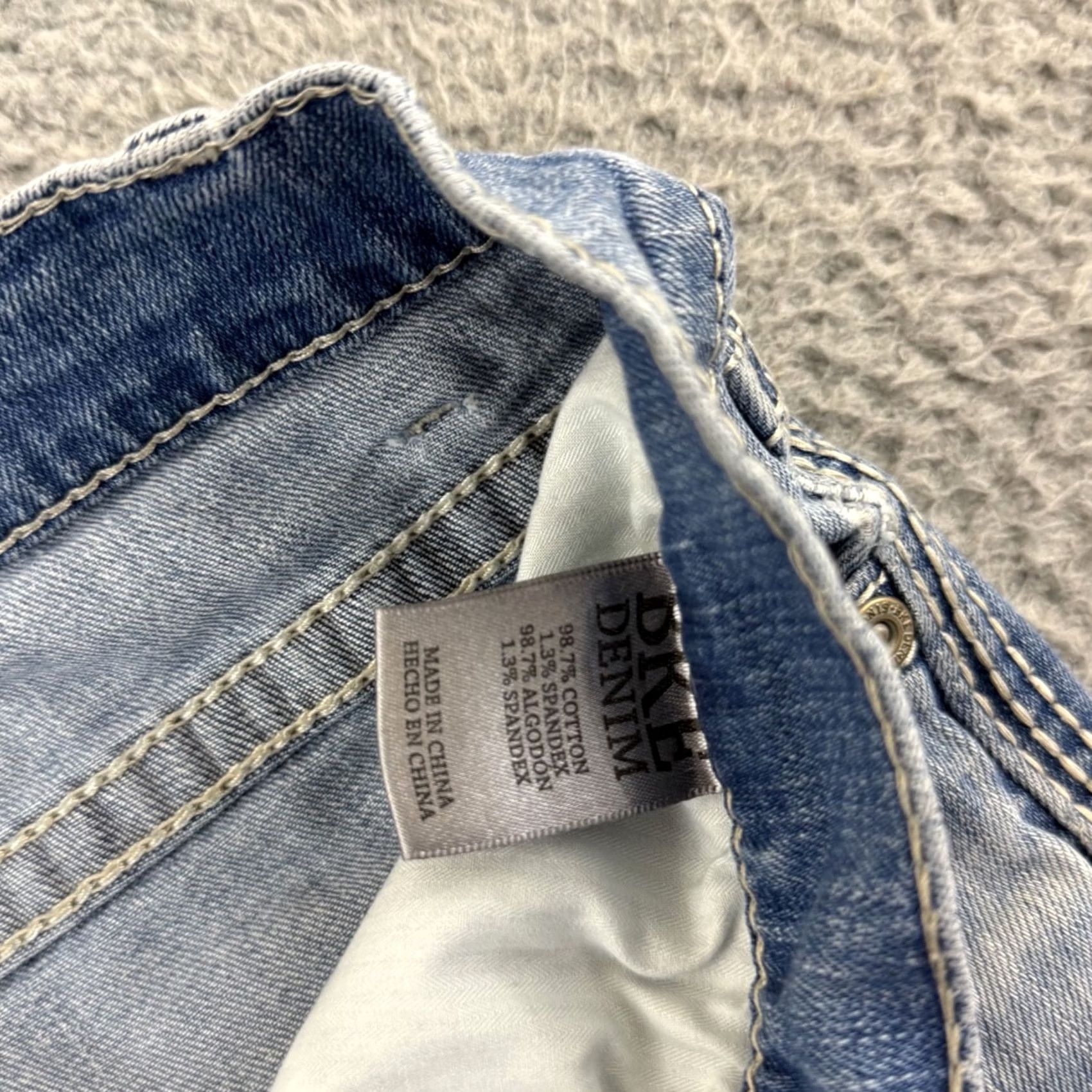 Vintage BKE Buckle Jeans Mens 34x33 Blue Denim Western Bootcut Zip Button 5-Pocket M 4 Seasons 90s Cowboy Rich Regular Fit Size US 34 / EU 50 - 5 Thumbnail