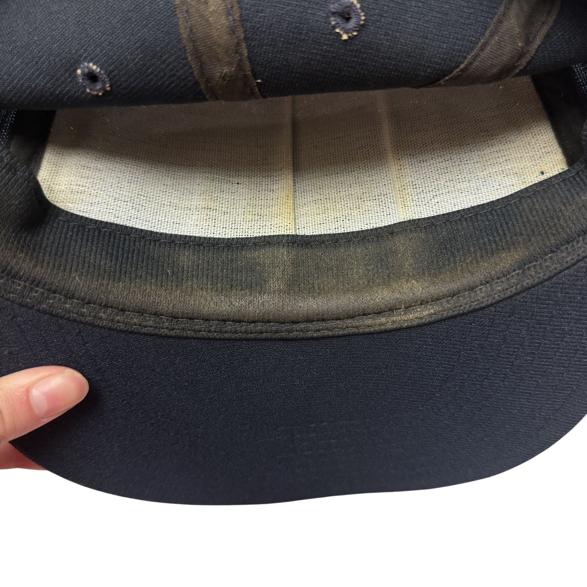 Other Vtg Eagle Crest USS Forrestal CVA-59 SUPERCARRIER Ship Hat Size ONE SIZE - 6 Thumbnail