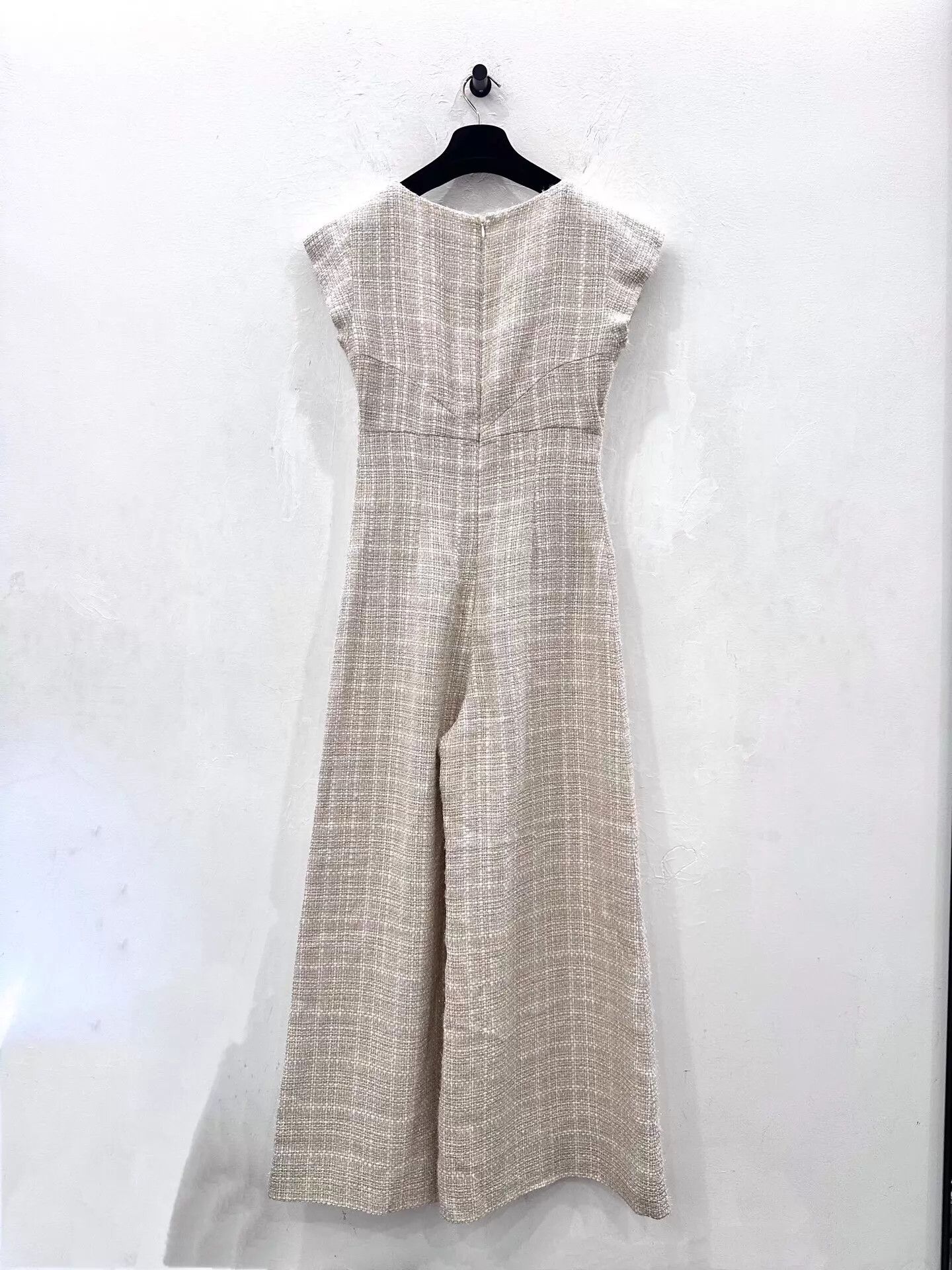 Chanel Chanel Waterfall Women's Sleeveless Mink Gray Jumpsuit 36 Size 26" / US 2 / IT 38 - 3 Thumbnail