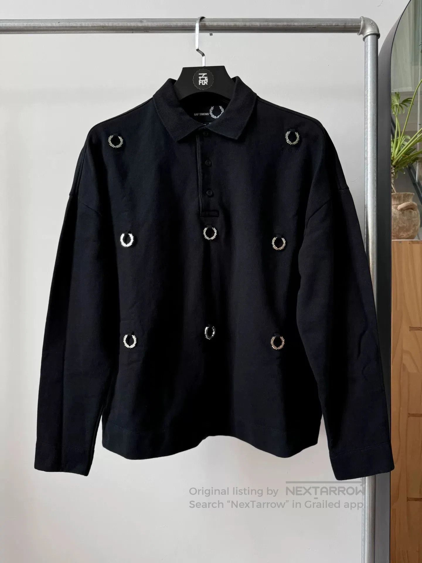 Raf Simons RAF SIMONS Fred Perry Collaboration Sweatshirt. Size US S / EU 44-46 / 1 - 1 Thumbnail