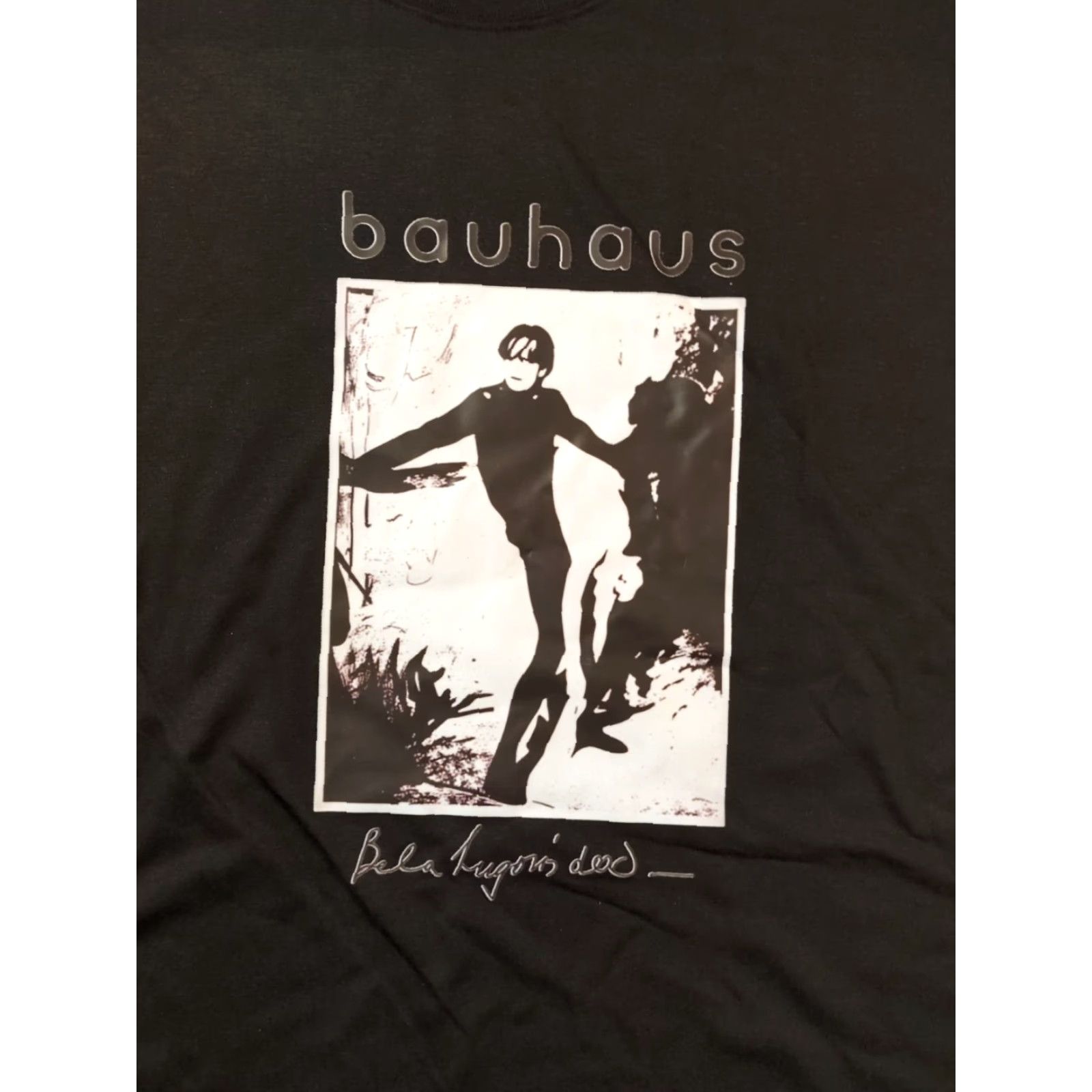 Vintage VINTAGE Bauhaus Bela Lugosi’s Dead Promo Tee Shirt L Black Graphic Print Men T-Shirt 90s Goth Size US L / EU 52-54 / 3 - 2 Thumbnail