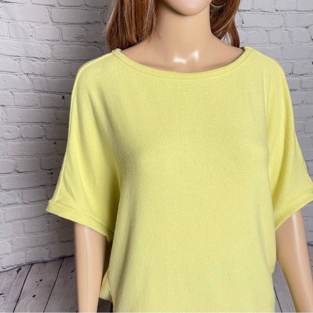 Michael Stars NWT New $88 Michael Stars Ellie Elbow Sleeve Boat Neck Lime Size L / US 10 / IT 46 - 3 Thumbnail