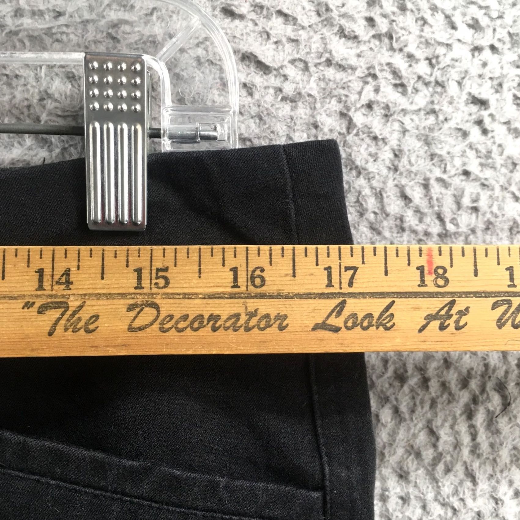 Banana Republic Banana Republic Cropped Jeans Womens 10 Black Zip Fly Mid Rise Slash Pockets Jeans Size 32" / US 10 / IT 46 - 5 Thumbnail