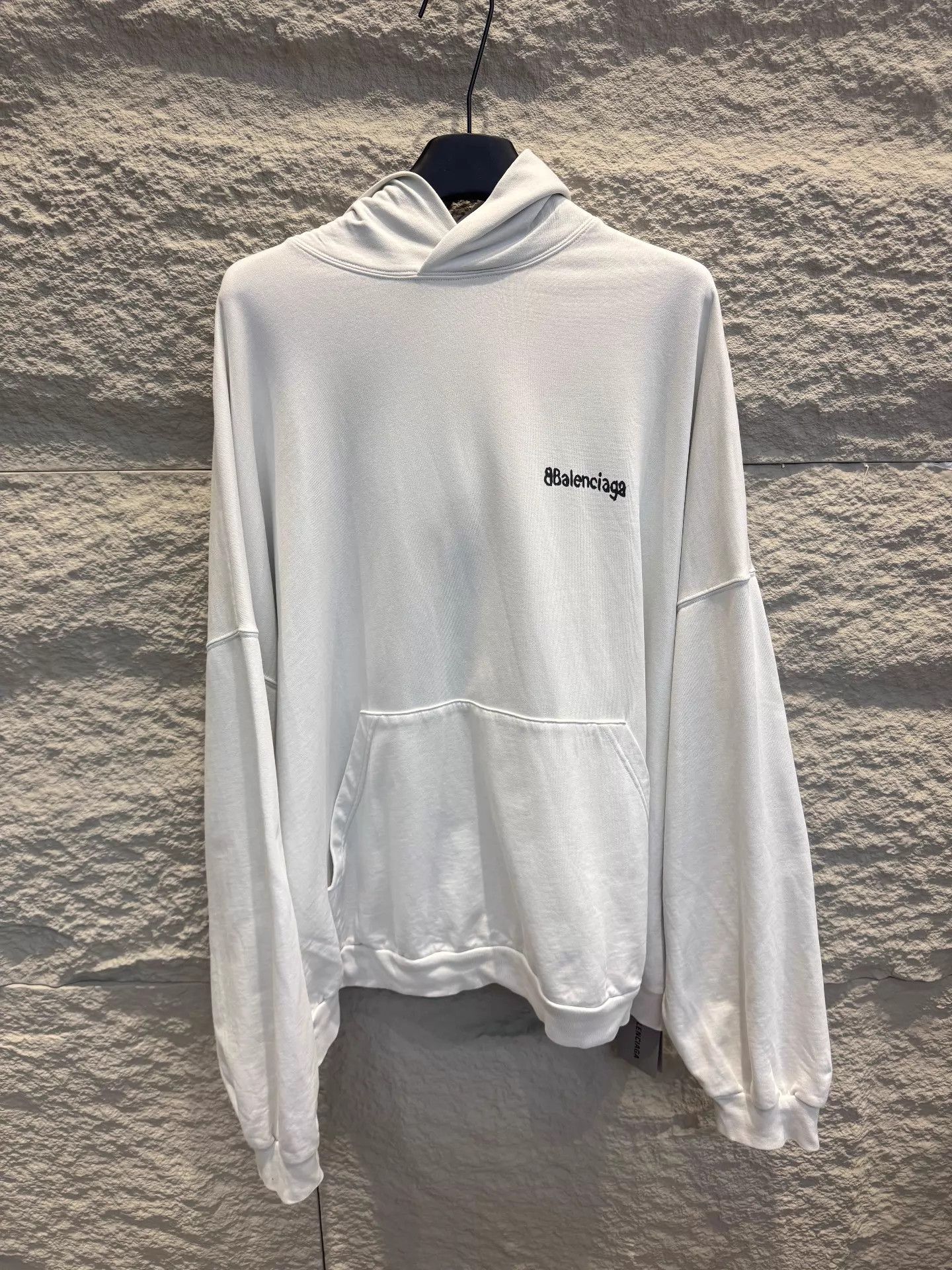 Balenciaga Balenciaga Inverted Logo Gray Hoodie Unisex Size 3 Size US L / EU 52-54 / 3 - 1 Thumbnail