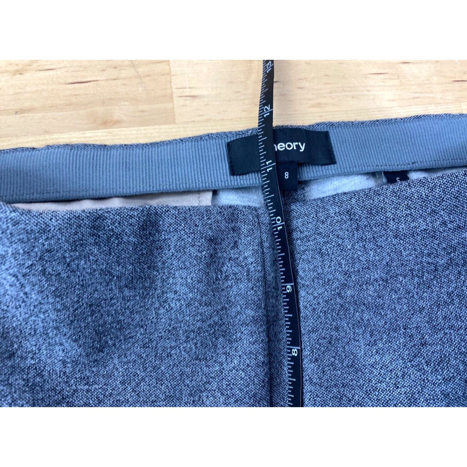Theory Womens Theory Dress Pants Gray 8 Regular Pants Women Dress Pants Gray Theory 8 Womens Size 30" / US 8 / IT 44 - 7 Thumbnail