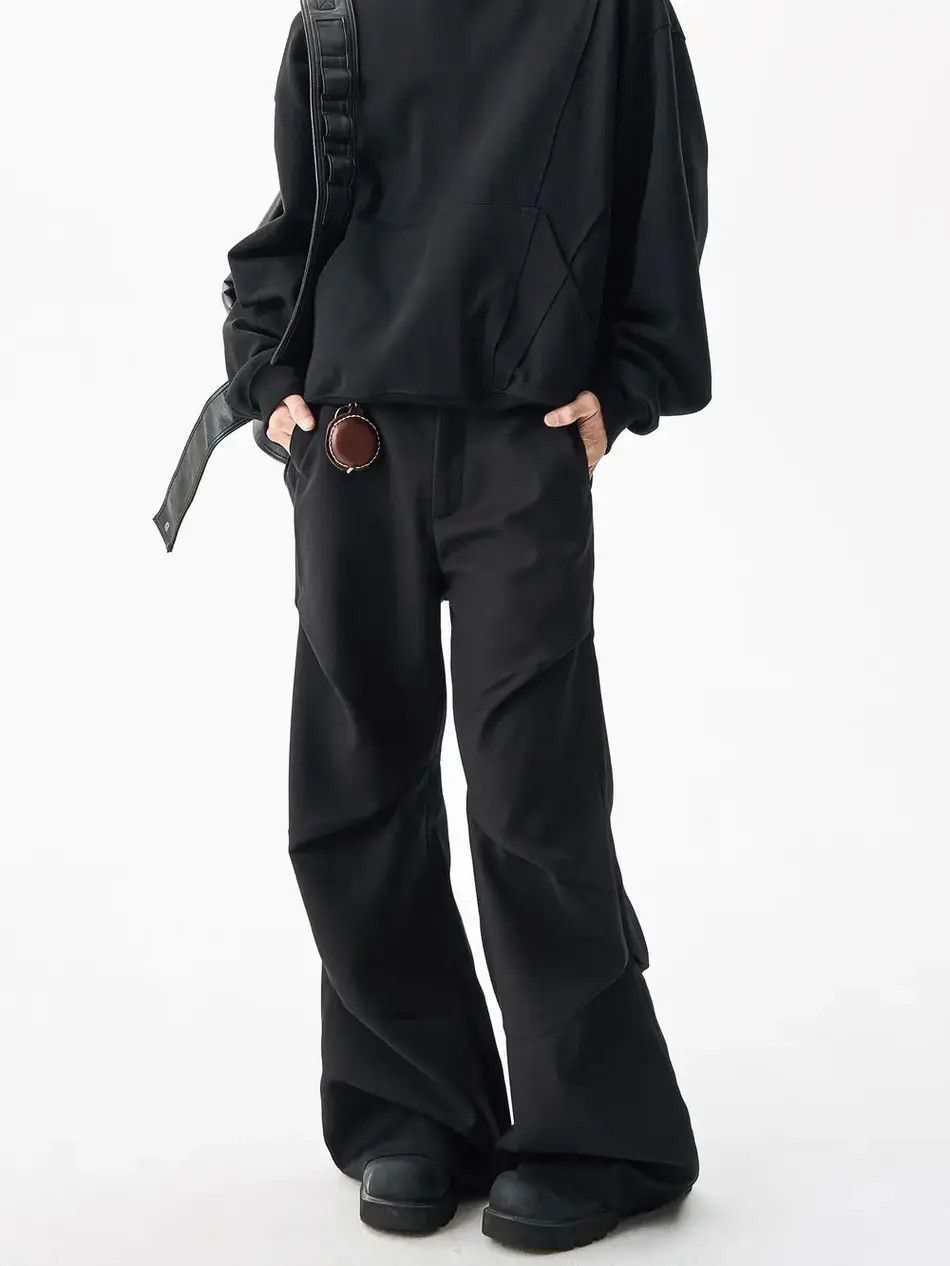 Japanese Brand × Vintage Loose drape wide leg suit casual pants Size US 30 / EU 46 - 8 Thumbnail