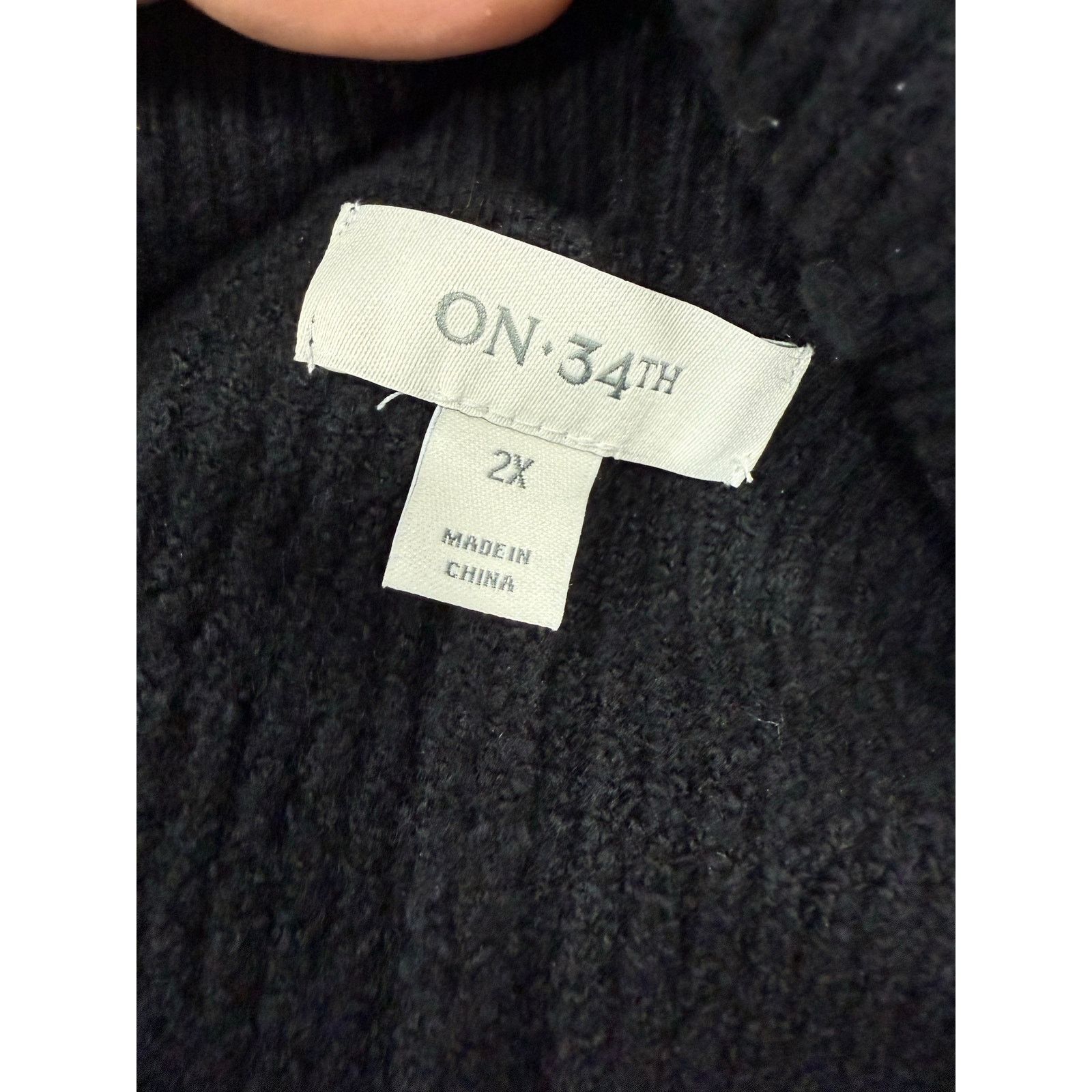 Macys On 34th Macys Women’s Plus Sweater sz 2X NEW #G515-D Size XXL / US 16-18 / IT 52-54 - 5 Thumbnail