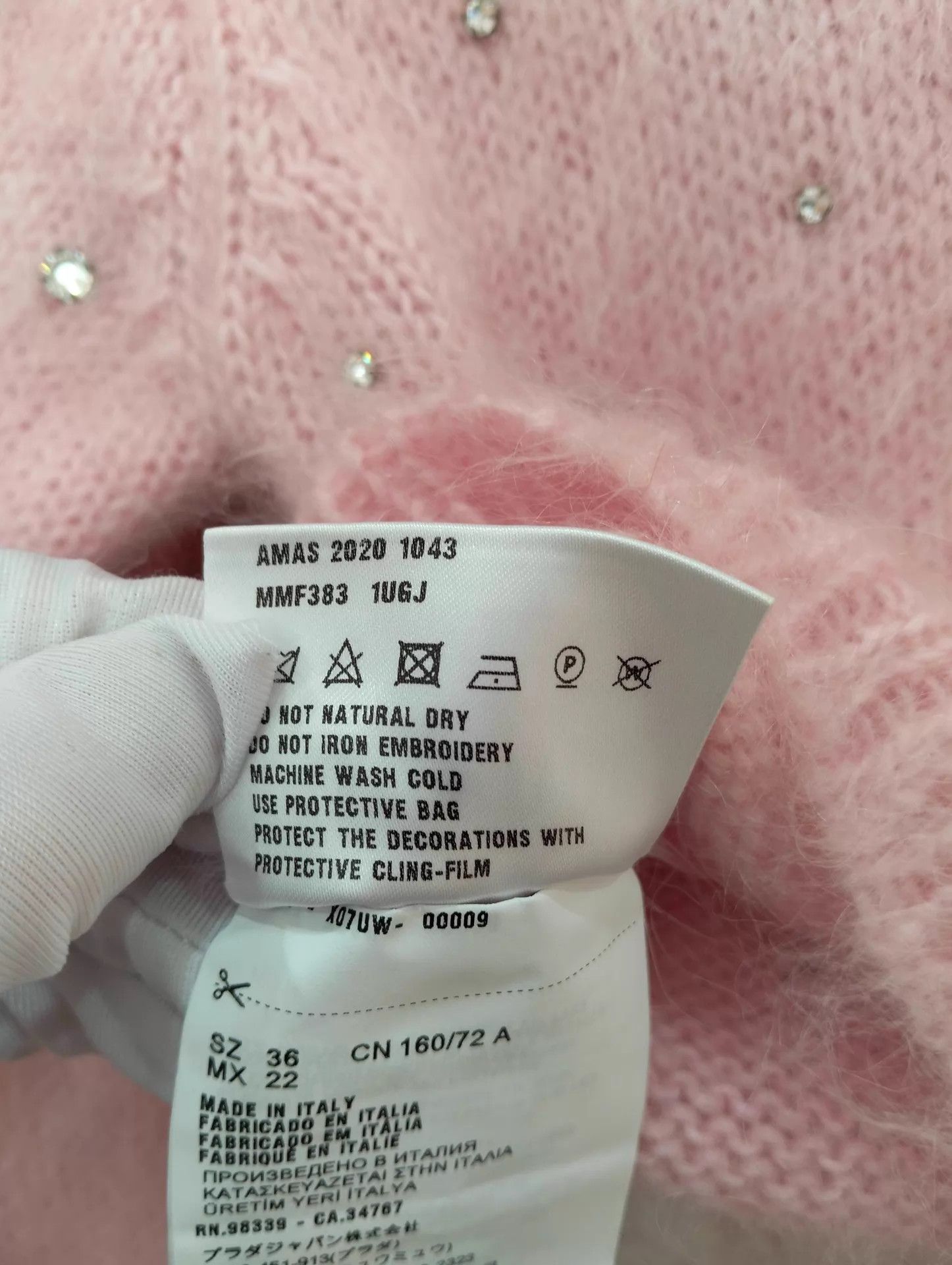 Miu Miu MIU MIU Crystal-Embellished Knit Shorts & Fitted Knit Top 36 Size XS / US 0-2 / IT 36-38 - 6 Thumbnail