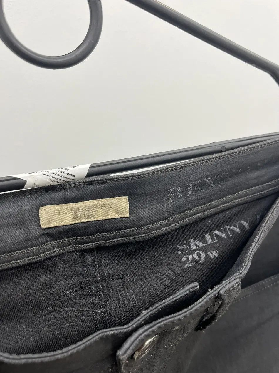 Burberry Burberry Brit Skinny Wax Jeans With Zip Size 29" - 3 Thumbnail