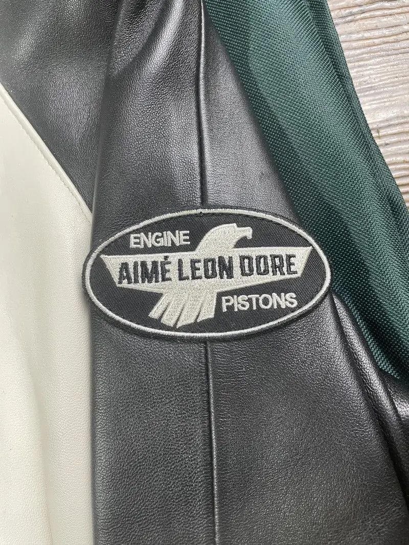 Aime Leon Dore Cafe Racer Leather Jacket