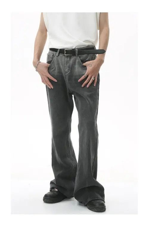 Jean y2k fade distressed flared jeans Size US 28 / EU 44 - 1 Thumbnail