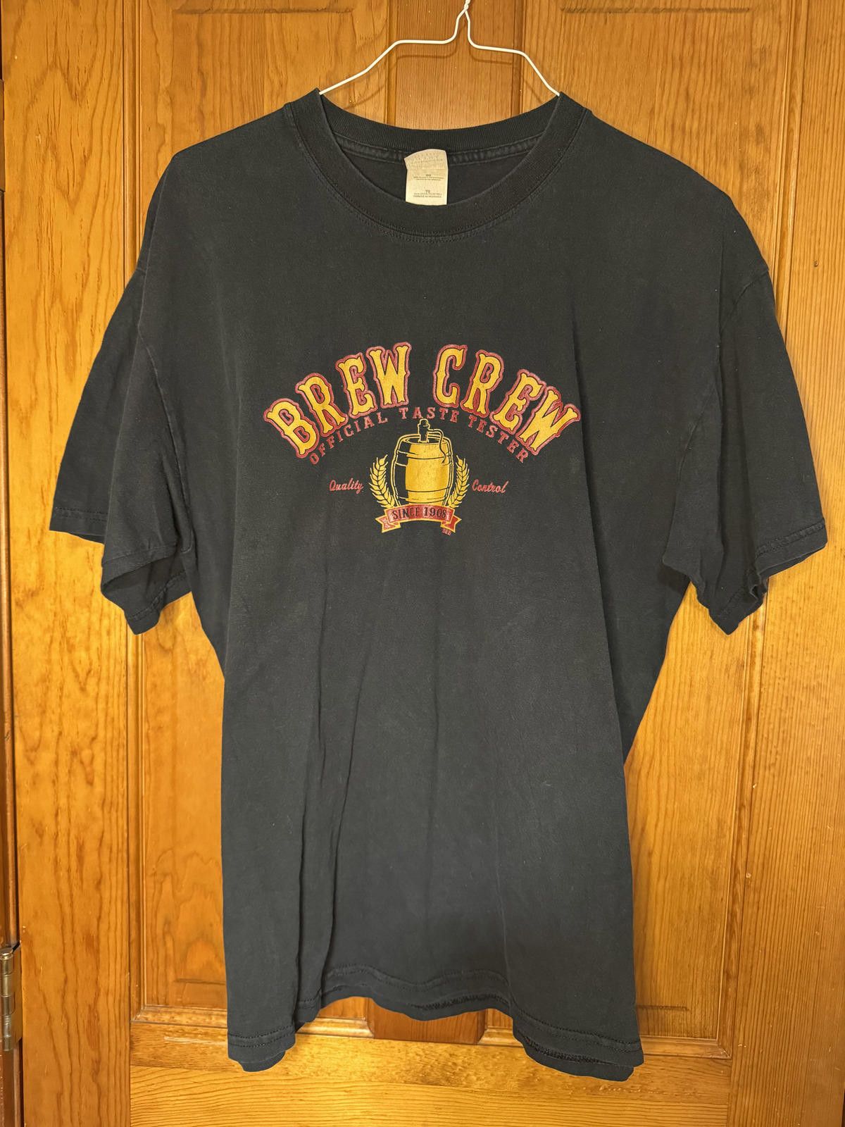 Gildan Gildan Ultra Cotton Heavyweight Men's Black T-Shirt XL Brew Size ONE SIZE - 1 Thumbnail
