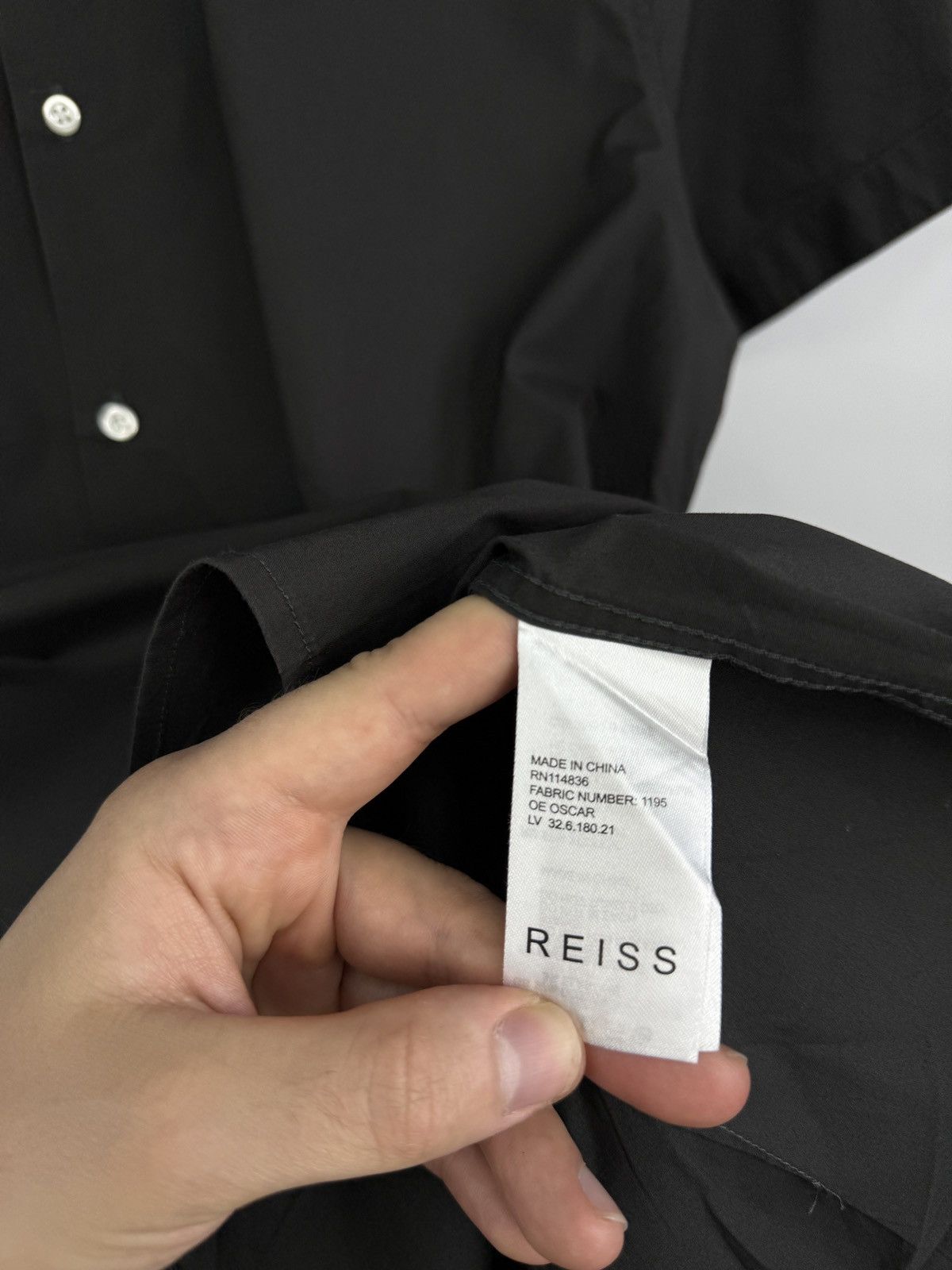 Reiss Reiss Luxury Slim Fit Button Up Shirt Rare Retro Hype Y2K Size US M / EU 48-50 / 2 - 5 Thumbnail