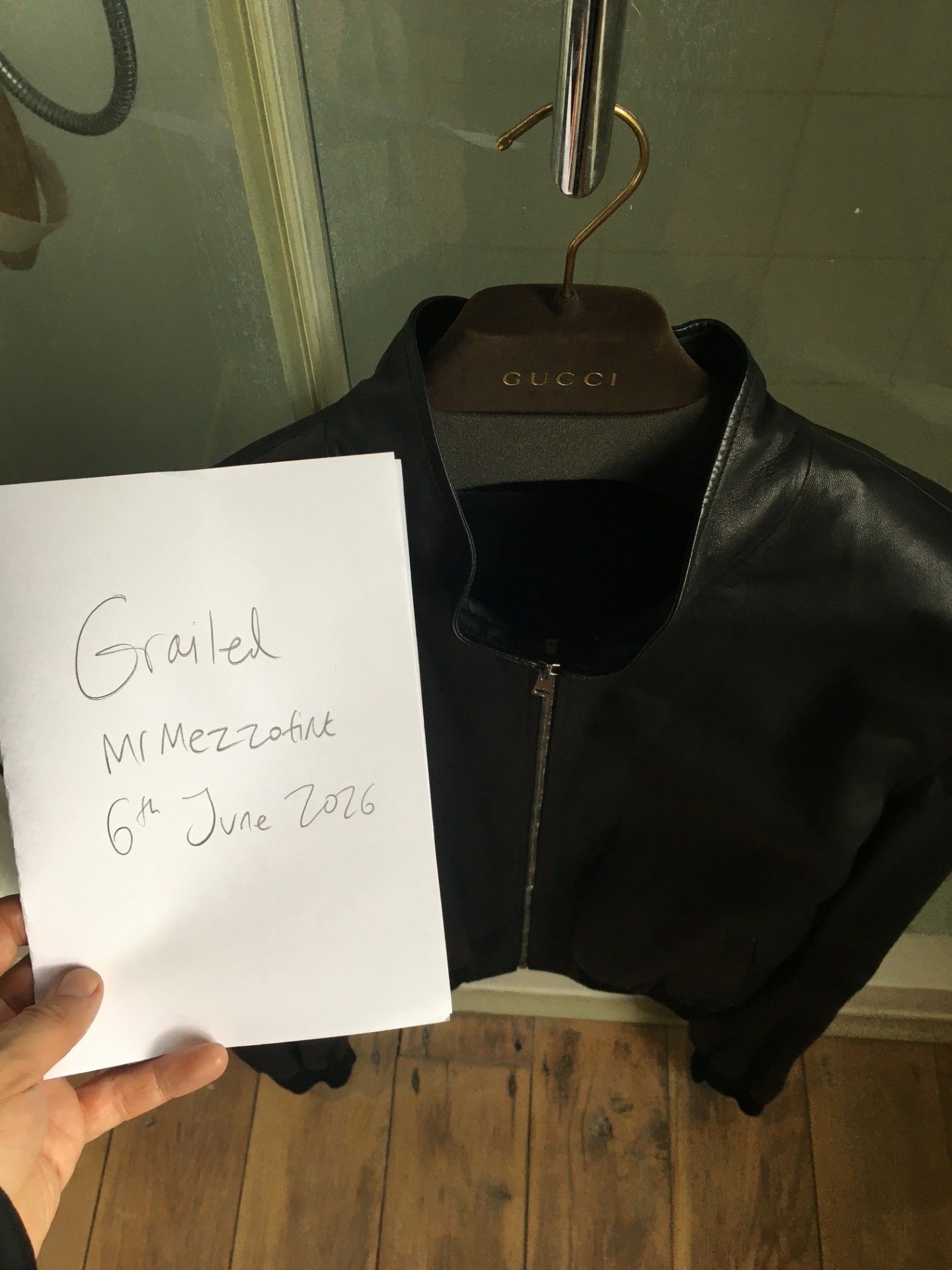 Gucci Gucci Leather Bomber Jacket Sz Large RRP $3,680 Tom Ford Era Size US L / EU 52-54 / 3 - 5 Thumbnail