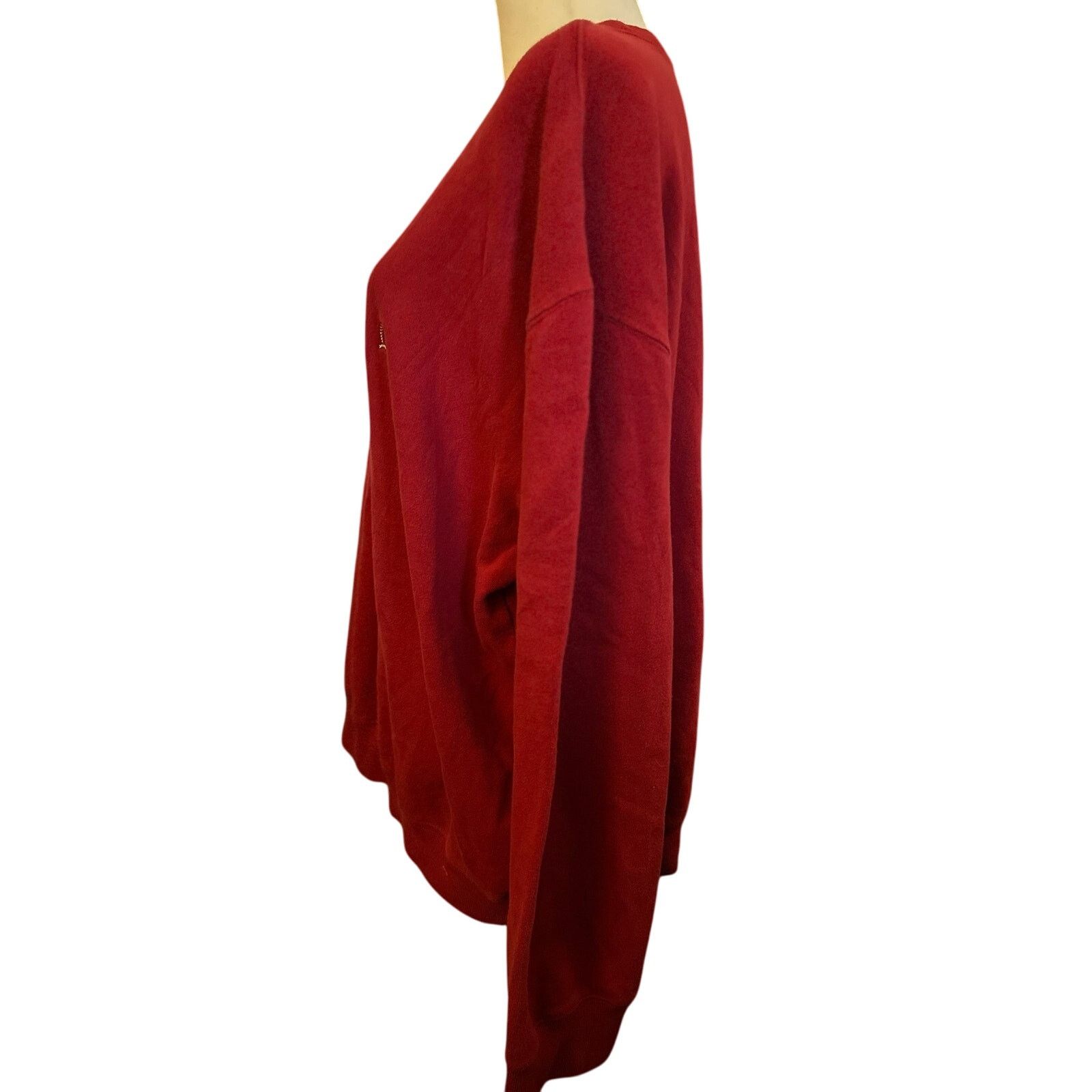 Tommy Hilfiger Tommy Hilfiger Vintage Red Crewneck Sweater, Size XXL Size US XXL / EU 58 / 5 - 4 Thumbnail