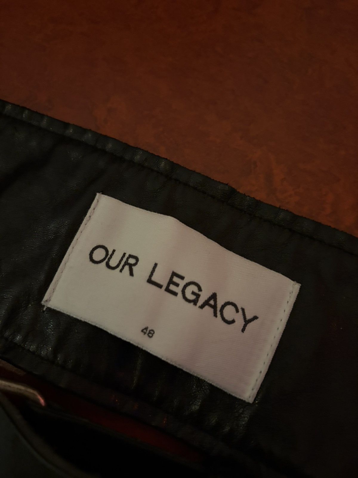 Our Legacy Our Legacy Leather Chaps Size 48R - 4 Thumbnail