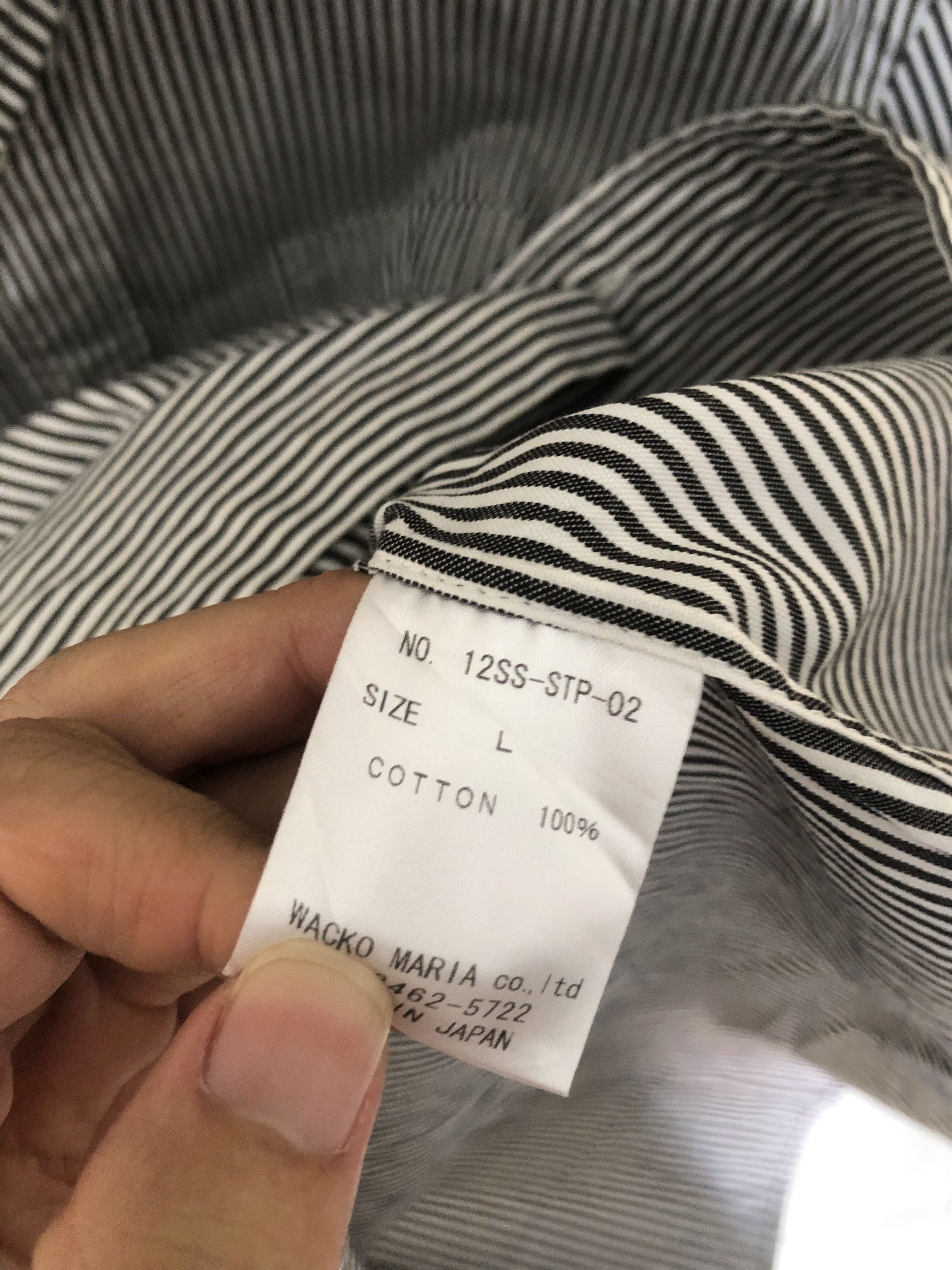 Wacko Maria stripes shirt Size US L / EU 52-54 / 3 - 4 Thumbnail