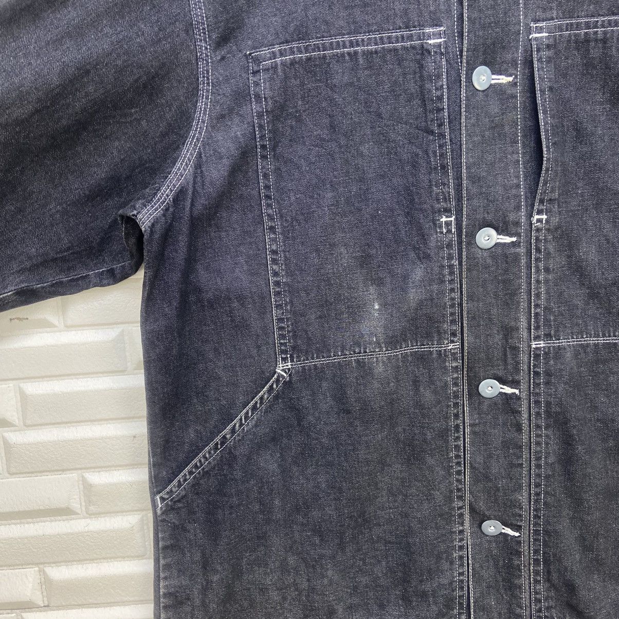 Issey Miyake Issey Miyake Soft Denim Workwear Style Jacket Size US M / EU 48-50 / 2 - 12 Thumbnail