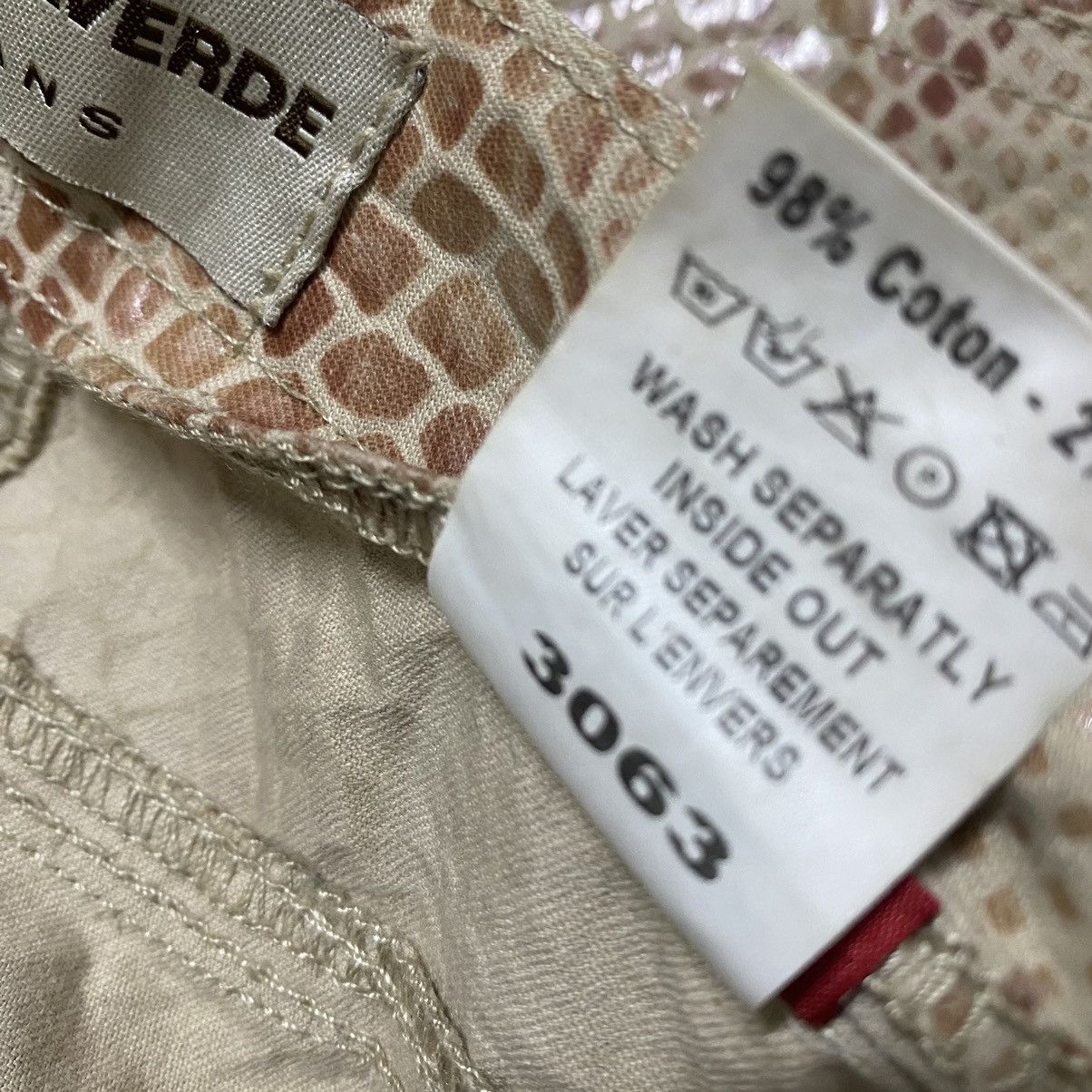 Japanese Brand × Yasuyuki Ishii ACQUAVERDE Snakeskin Flare