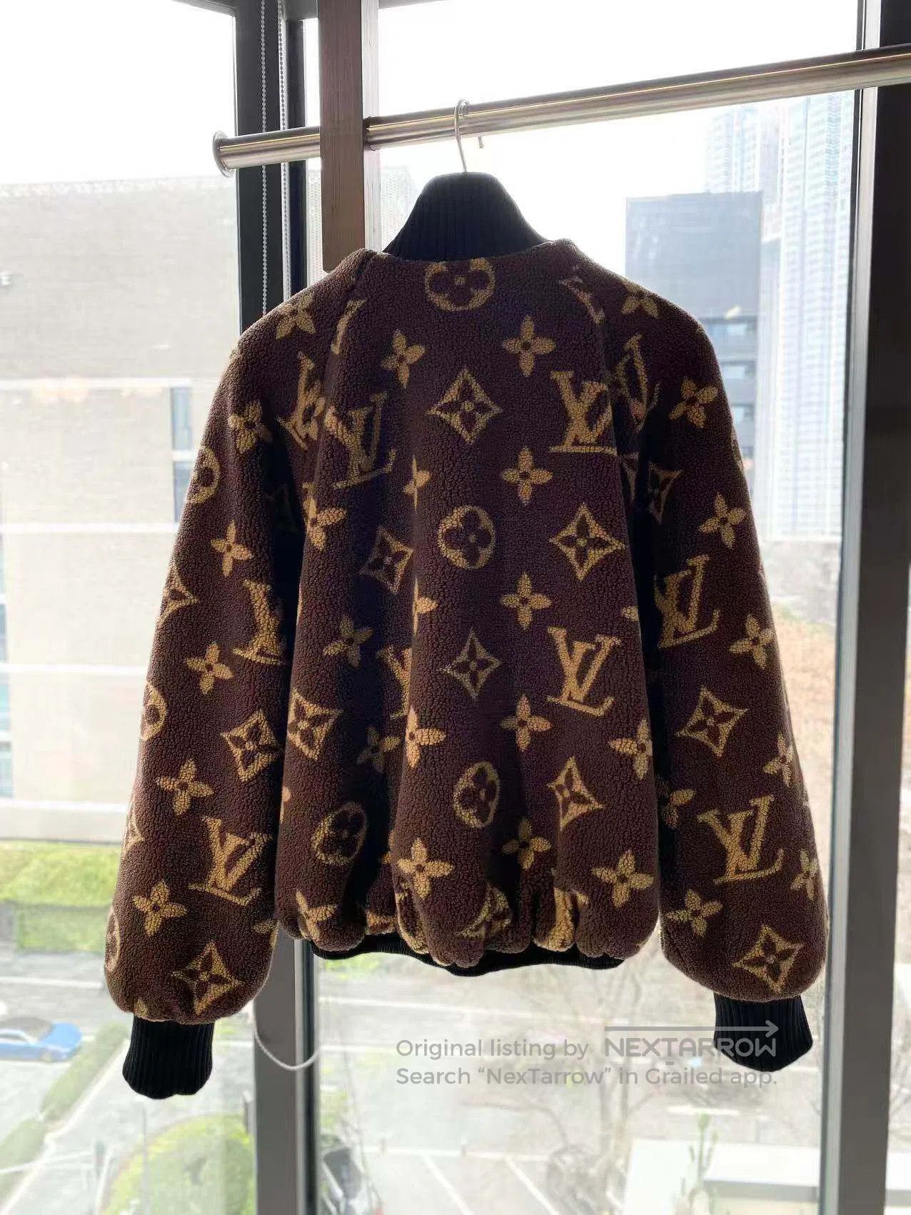 Louis Vuitton Louis Vuitton Wearing a printed teddy jacket on both sides Size 4XL / US 24-26 - 3 Thumbnail
