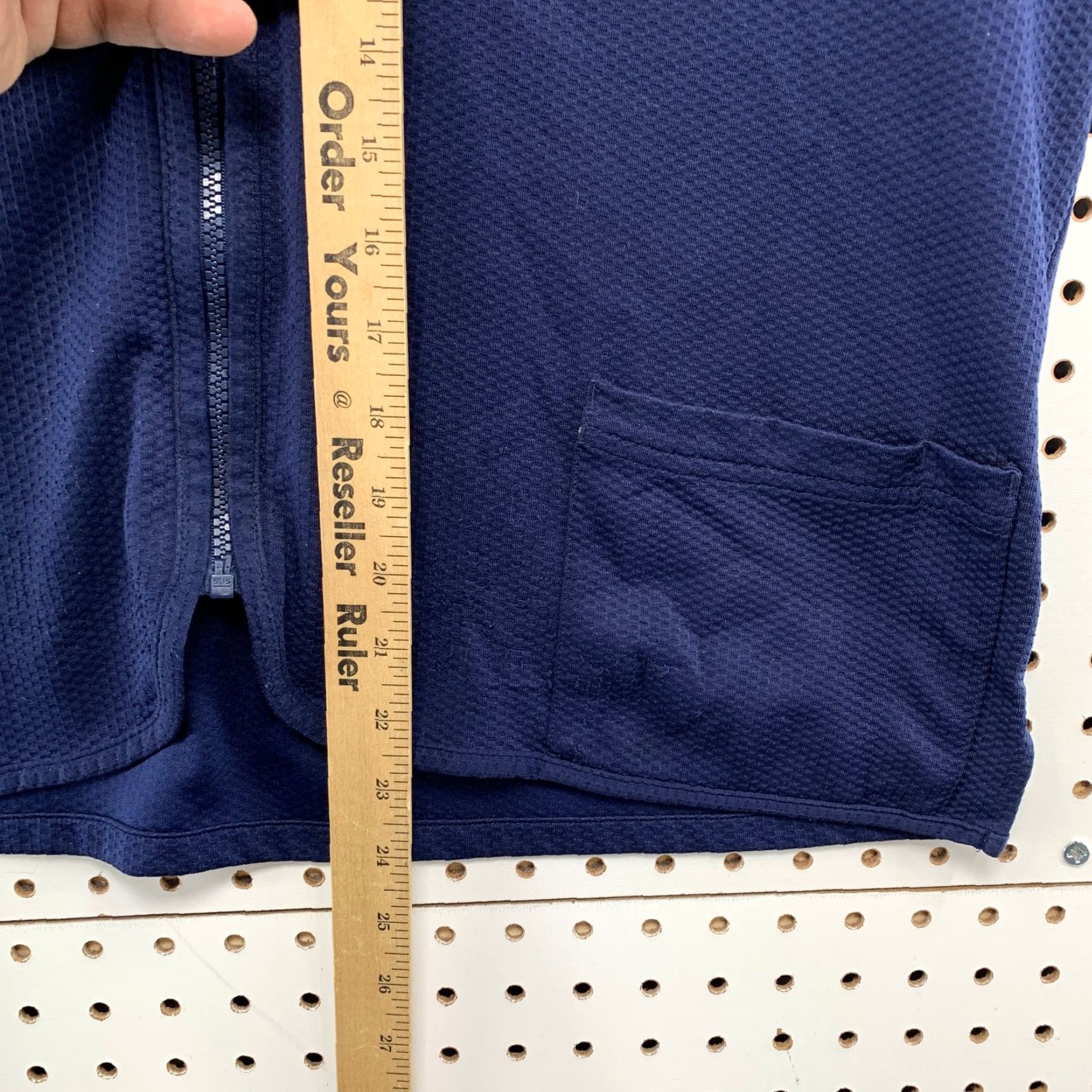 Walmart Walmart Vest Mens Large Blue Zip Distressed Vest Size US L / EU 52-54 / 3 - 7 Thumbnail