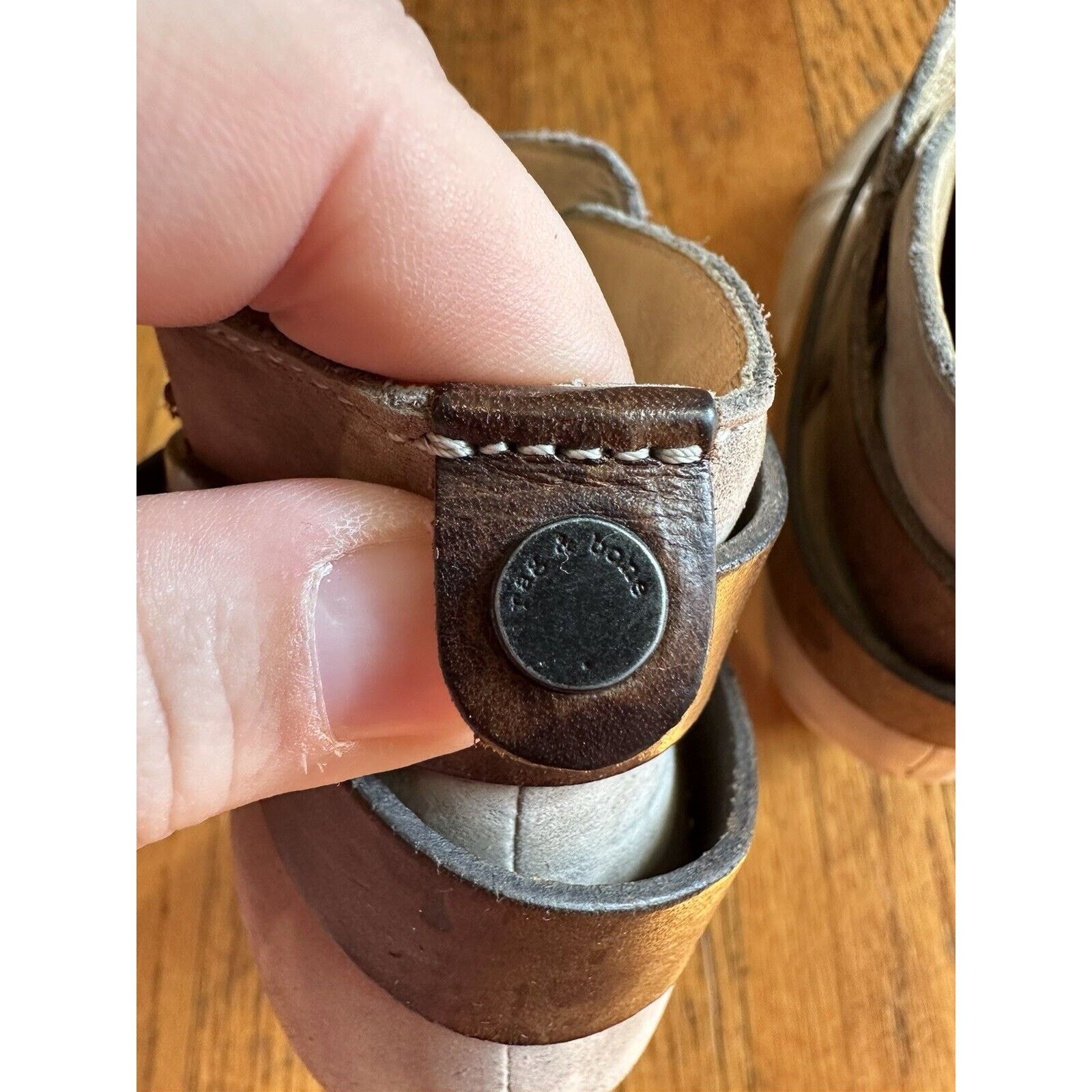 Rag & Bone Rag & Bone Size 37 Harrow Gray Leather Ankle Boots Casual Size US 6.5 / IT 36.5 - 10 Thumbnail