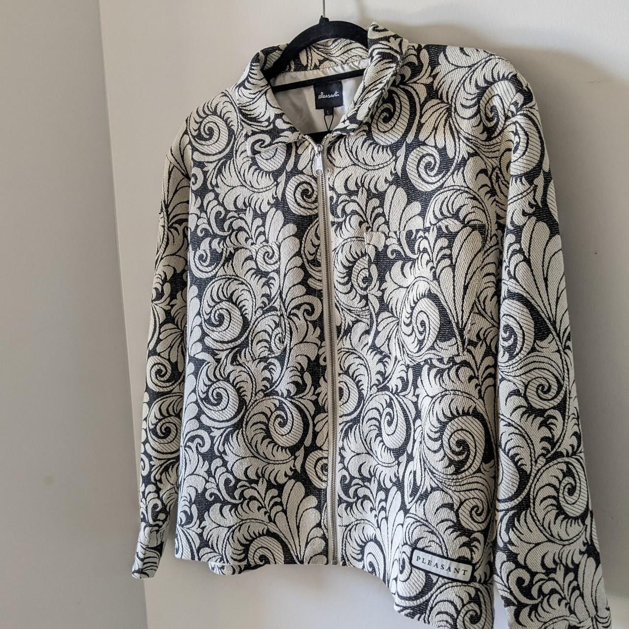 Other Black & White Floral Jacket Size US L / EU 52-54 / 3 - 8 Thumbnail