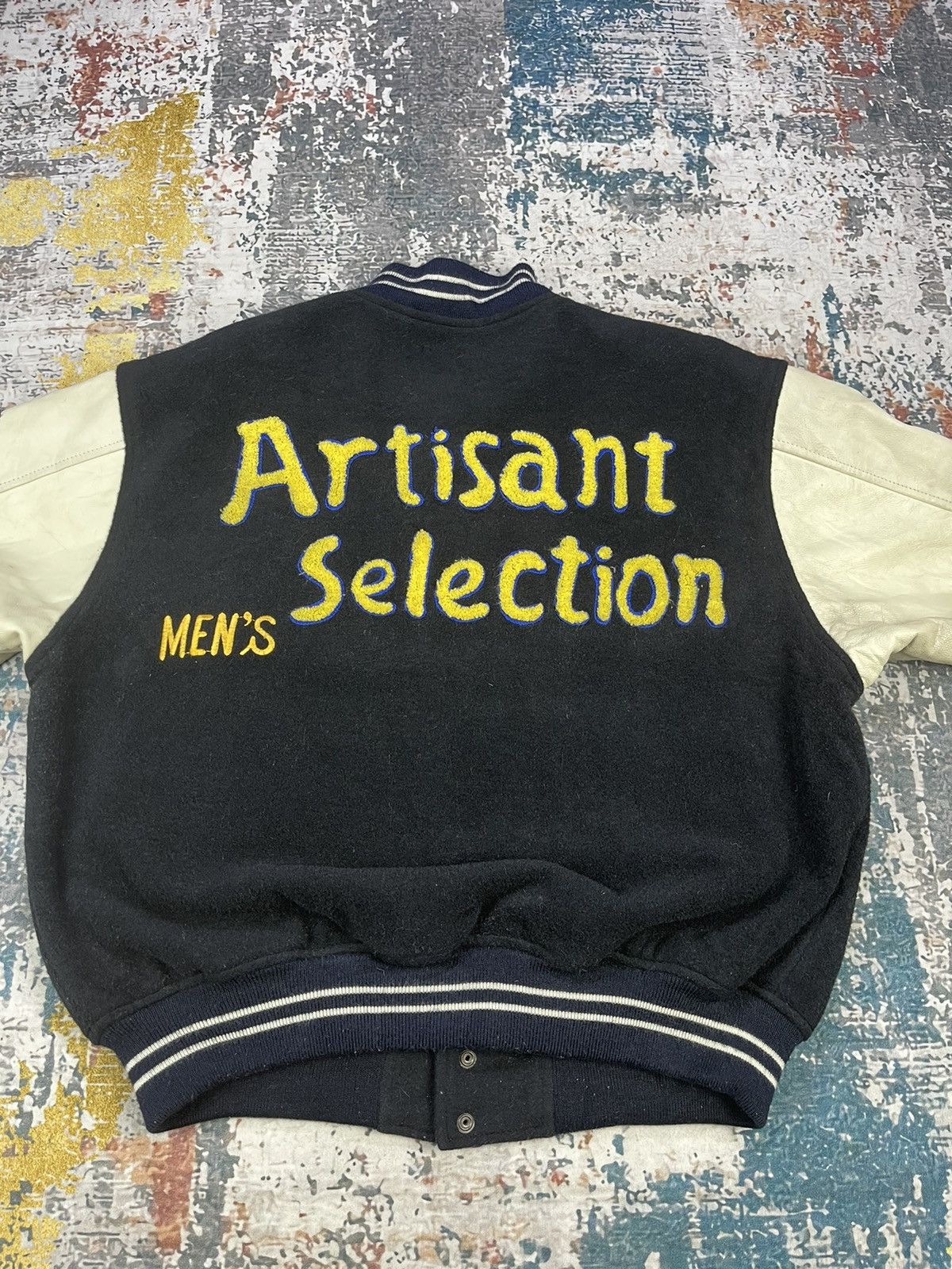 Artisan Outfitters Vintage Artisant Selection Wool Leathers Varsity Jackets Size US L / EU 52-54 / 3 - 8 Thumbnail