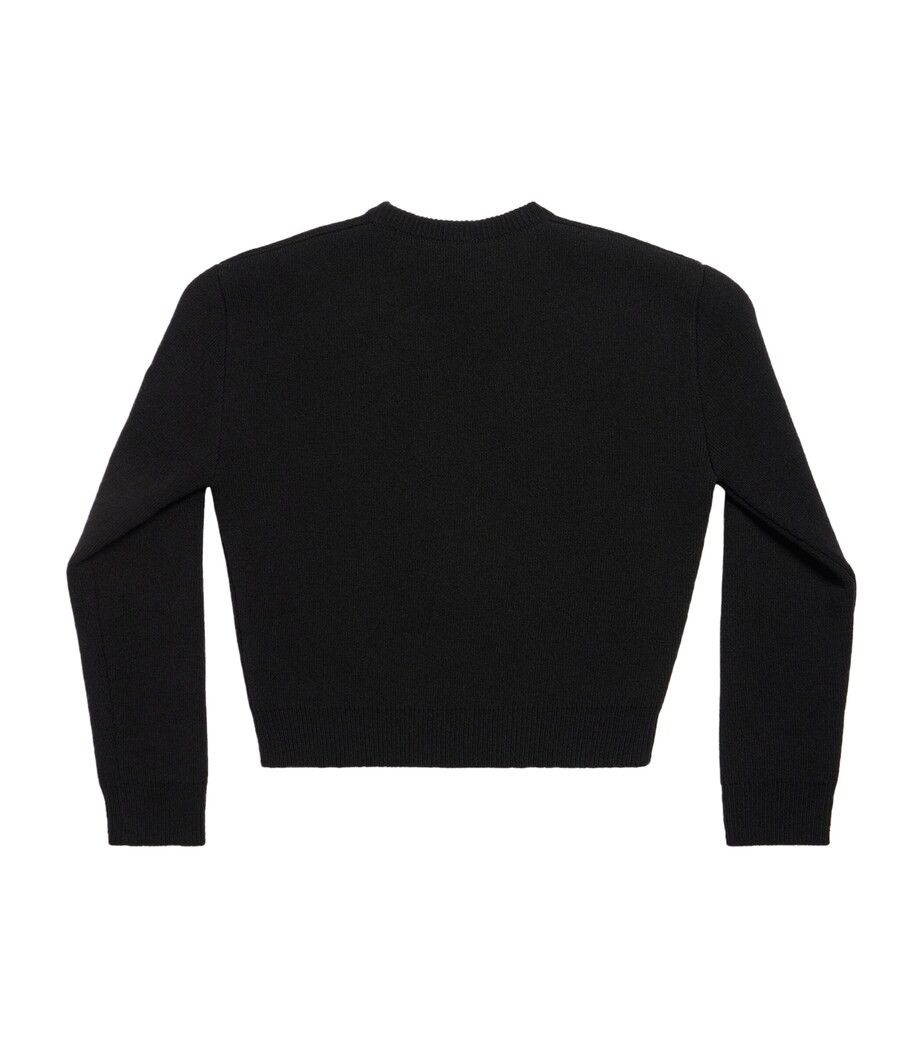 Balenciaga o1mt1gz0226 Sweater In Black Size L / US 10 / IT 46 - 4 Thumbnail