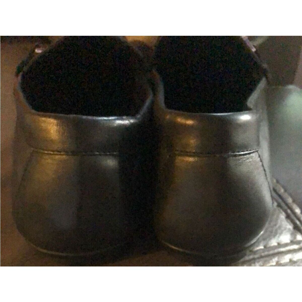 Hugo Boss HUGO BOSS Black Leather MEN Shoes SIZE 11.5M Size US 11.5 / EU 44-45 - 3 Thumbnail