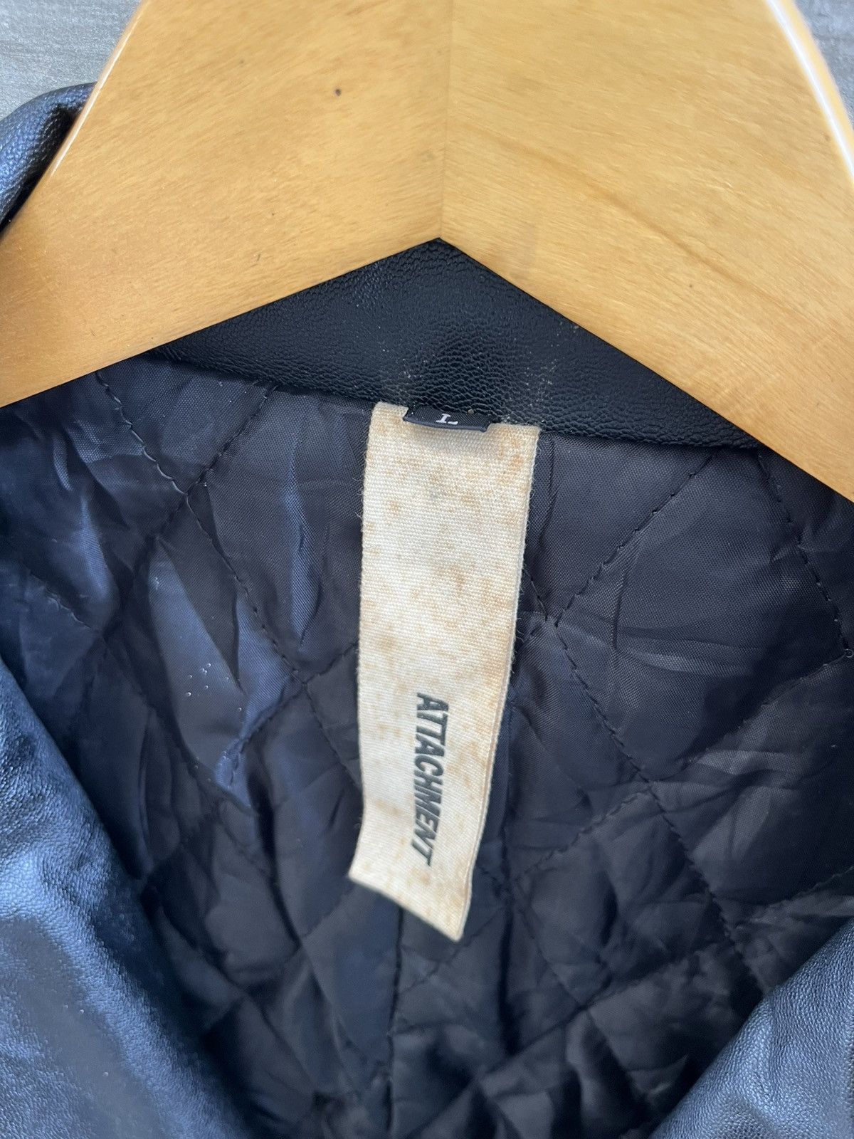 Kazuyuki Kumagai Attachment Attachment Leather biker Jacket Size US L / EU 52-54 / 3 - 8 Thumbnail