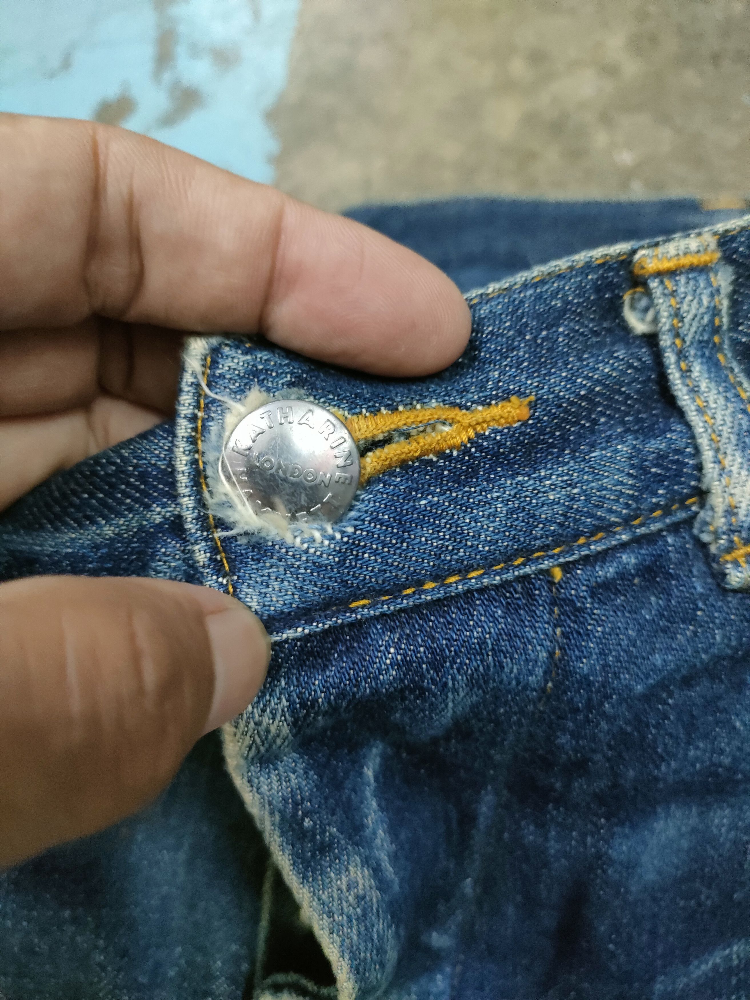 Katharine Hamnett London Katharine Hamnett London Reworked Selvedge Jeans Size US 29 - 5 Thumbnail