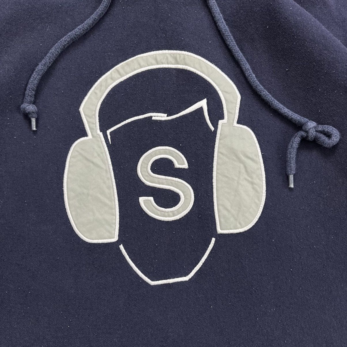 Stussy 1990s Vintage Stüssy Headphone S Logo Embrodiery Hoodie Size US L / EU 52-54 / 3 - 4 Thumbnail