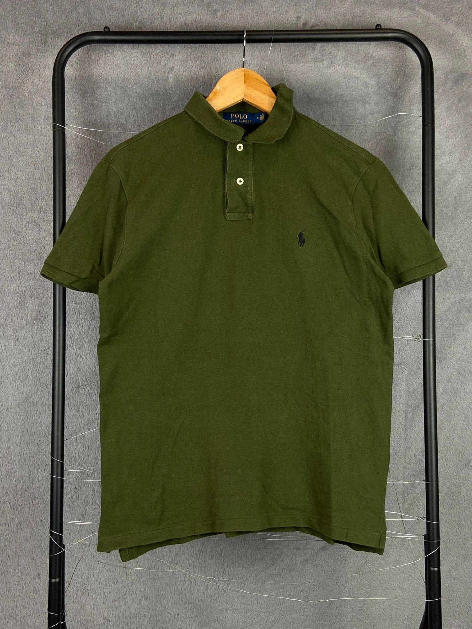 Polo Ralph Lauren Ralph Lauren green polo shirt vintage classic preppy Size US M / EU 48-50 / 2 - 2 Thumbnail