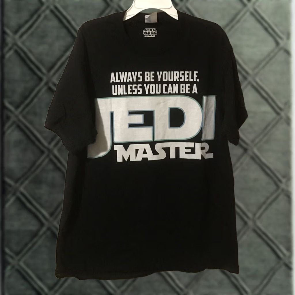 Star Wars Star Wars Always be yourself unless Be a Jedi Master T-Shirt L Black Men's Port and Company Size US L / EU 52-54 / 3 - 1 Thumbnail
