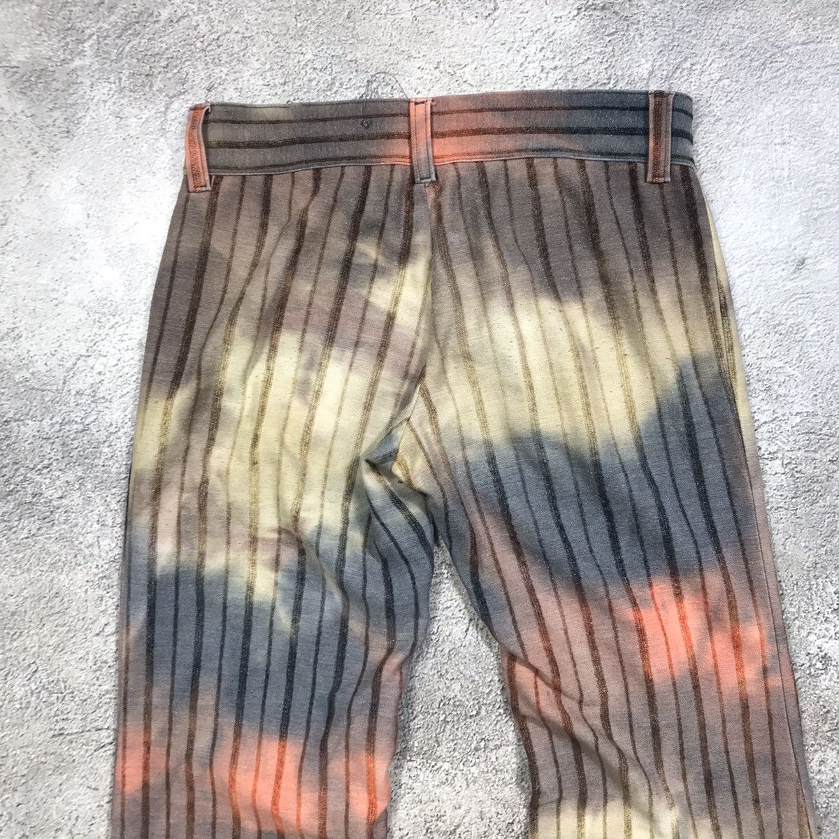 Vintage Vintage 90s Japan Tie Dye Baggy Flared Parachute Pants 29 Size 29" - 4 Thumbnail