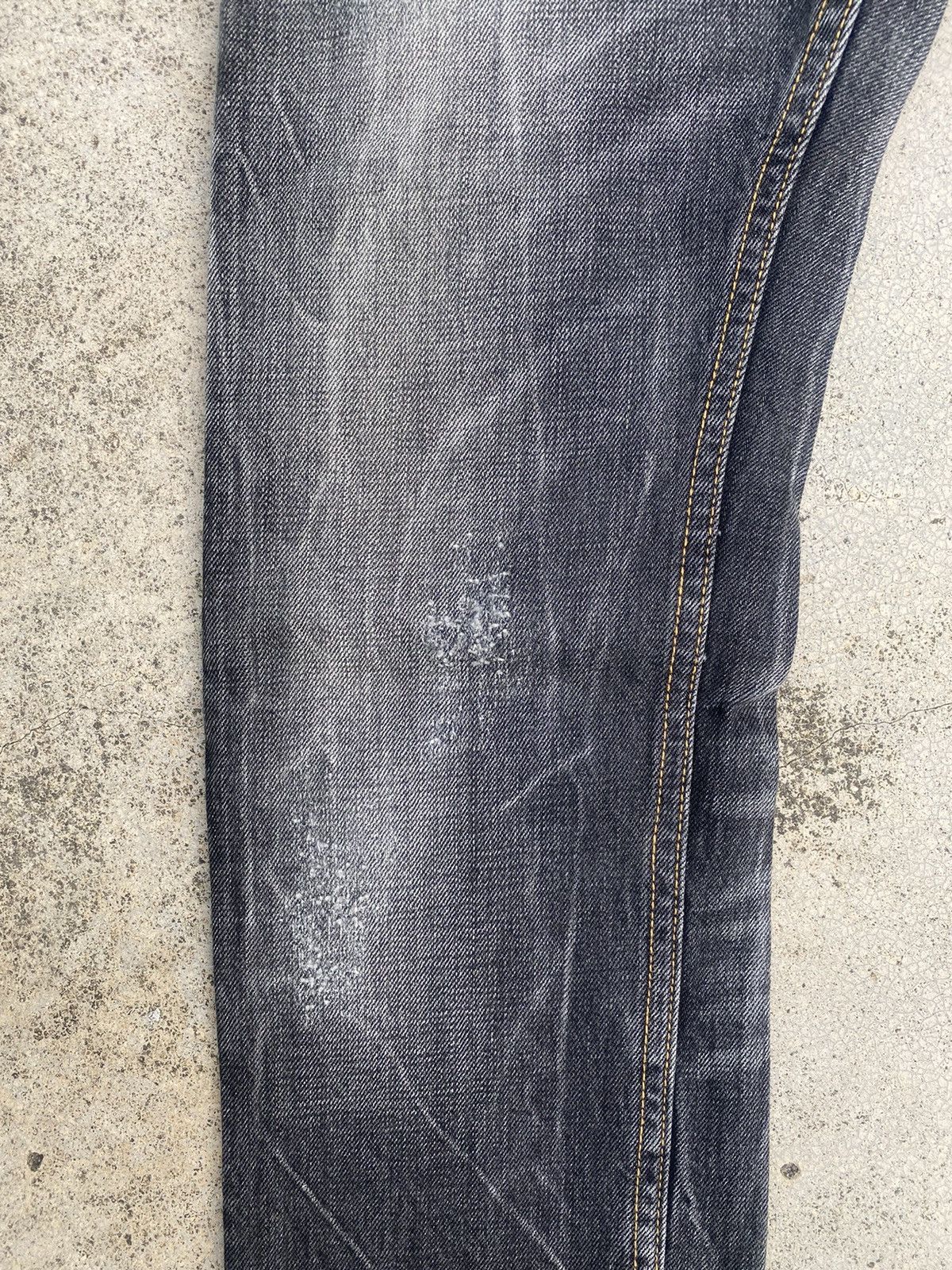 If Six Was Nine Japanese Brand Semantic Clawmark Straightcut Denim Jeans Size US 31 - 9 Thumbnail