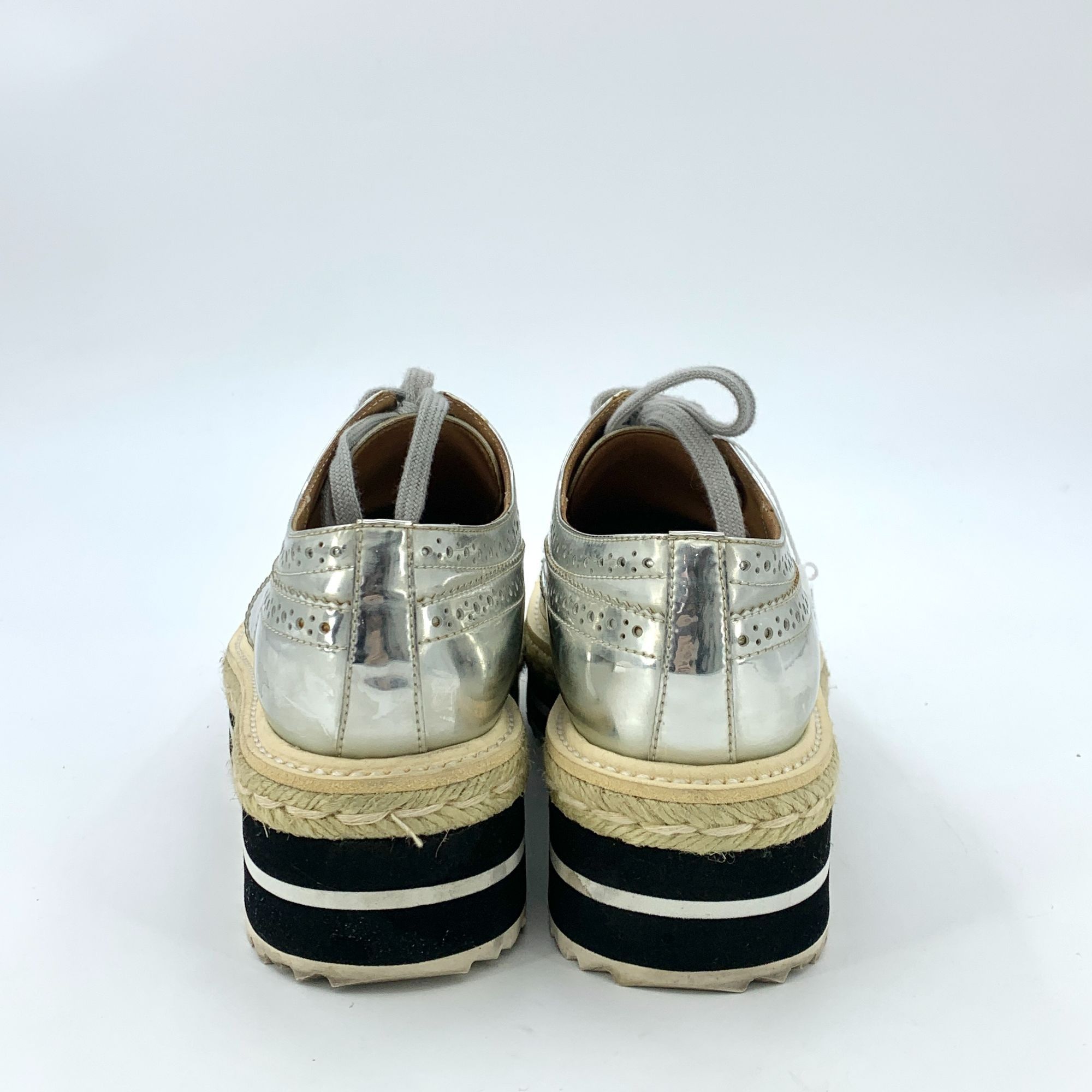 Prada Prada Baroque-Style Lace-Up Platform Shoes (Size 36) Size US 6 / IT 36 - 7 Thumbnail