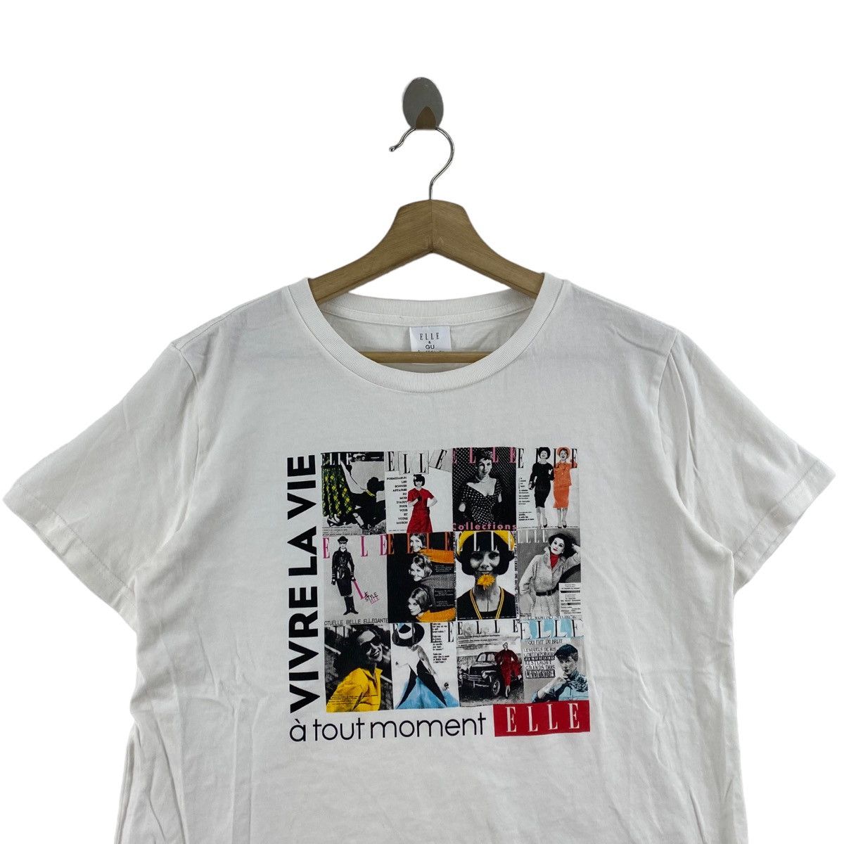 GU × Japanese Brand ELLE x GU Japanese Brand Special Collab Vivre La Vie Size L / US 10 / IT 46 - 2 Thumbnail