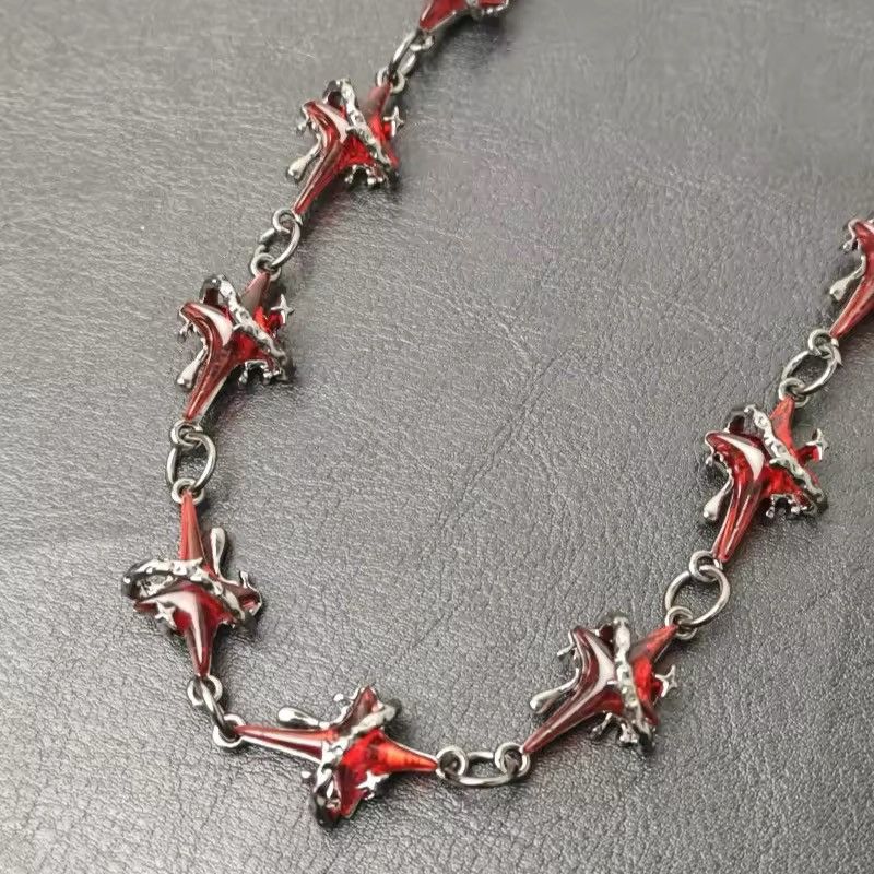 Jewelry Four Pointed Star Pants Waist Chain Size ONE SIZE - 5 Thumbnail